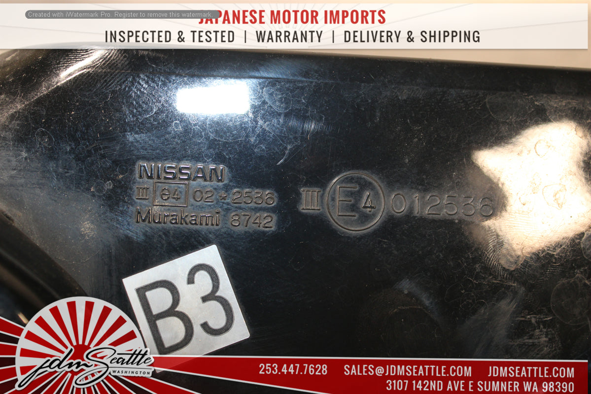 JDM Nissan Skyline V36 350GT Infiniti G37 2007-2014 Side Mirrors with Camera - Replacement Auto Parts for Enhanced Safety & Parking Assistance