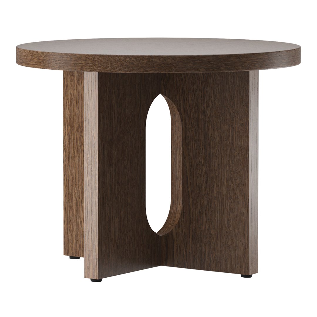 Modern Androgyne Side Table - Minimalist Nightstand, Bedside Table for Bedroom, Living Room & Office - Stylish End Table with Storage Shelf