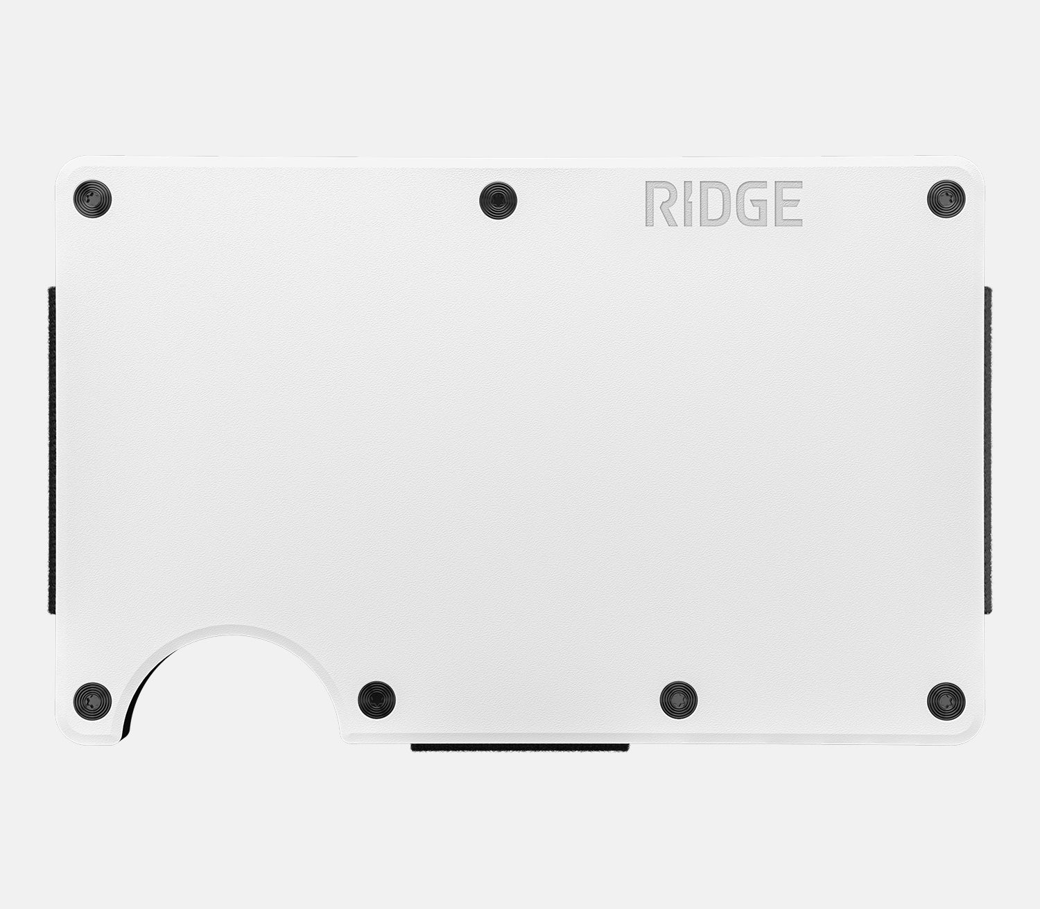 Ridge Wallet - Slim Minimalist RFID Blocking Front Pocket Wallet for Men - Polar White - Perfect for Travel, Everyday Carry & Gift Giving