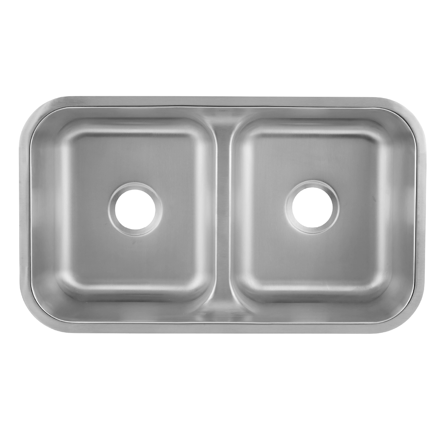 DAX 50/50 Double Bowl Undermount Kitchen Sink - 18 Gauge Stainless Steel with Brushed Finish - 32.25 x 18.875 x 9 Inches (DAX 3218) - Perfect for Modern Kitchens & Heavy-Duty Cooking