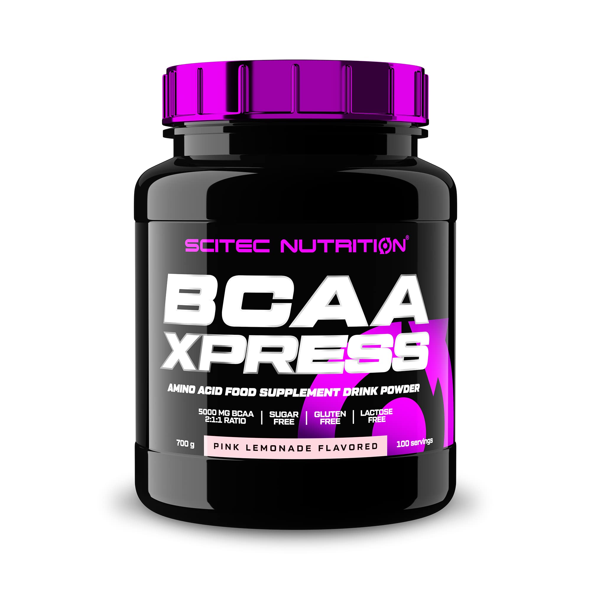 SciTec BCAA Xpress 700g Pink Lemonade - Fast Muscle Recovery & Endurance Supplement for Athletes | Post-Workout Drink Mix for Gym, Running & Fitness Training