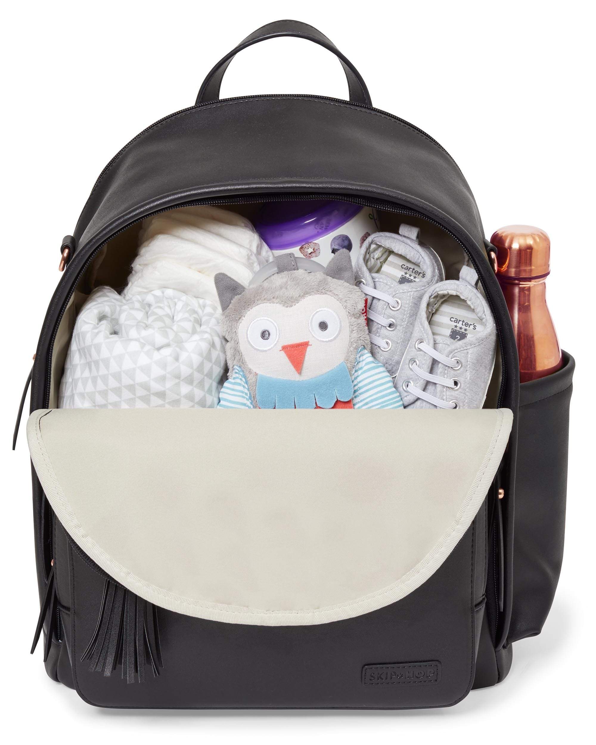 Skip Hop Greenwich Simply Chic Backpack - Stylish Diaper Bag for Moms & Dads - Perfect for Daycare, Travel & Everyday Use
