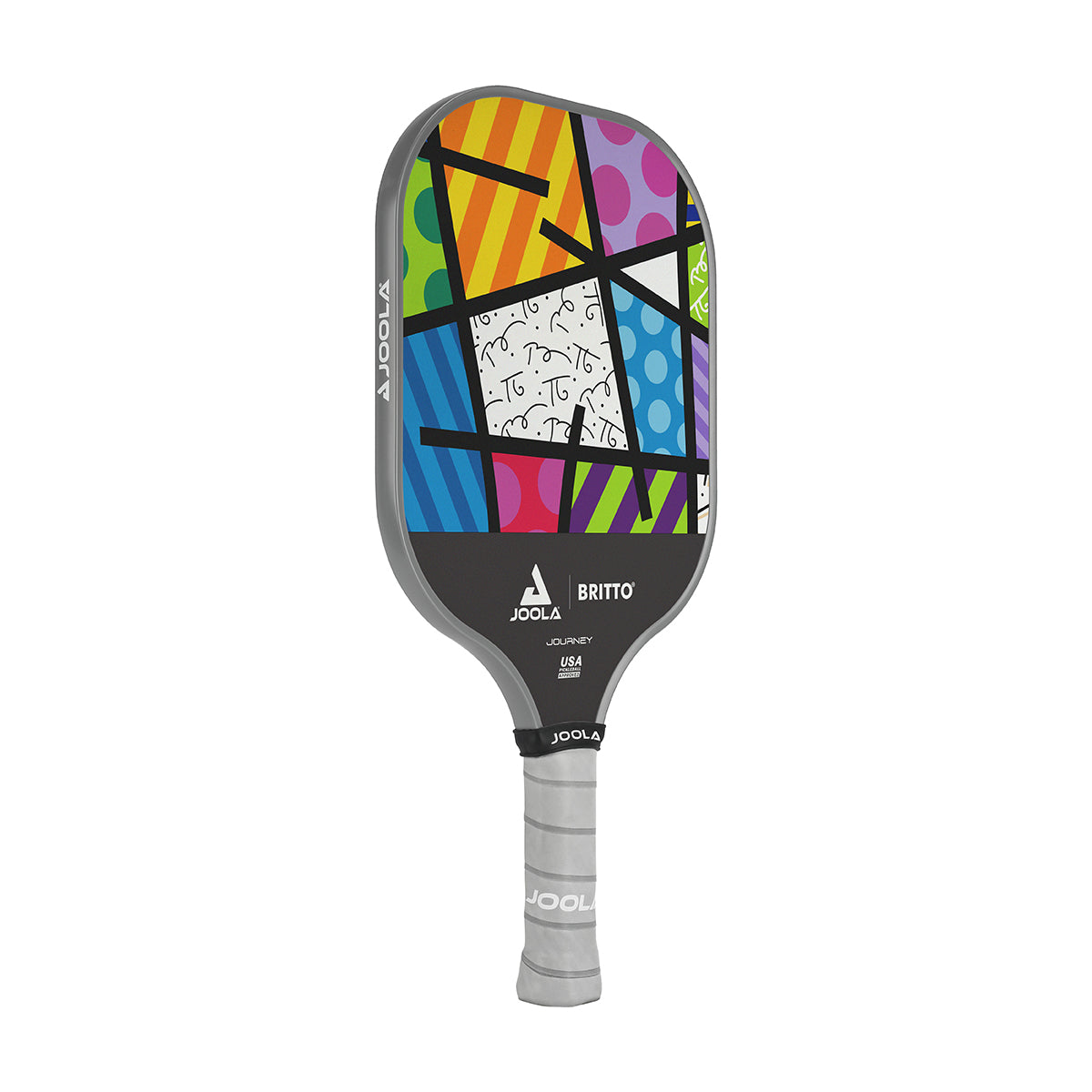 JOOLA BRITTO Pickleball Paddle - Premium Carbon Fiber Surface with Cushion Grip - USA Pickleball Approved - Perfect for Indoor & Outdoor Games, Tournaments & Recreational Play