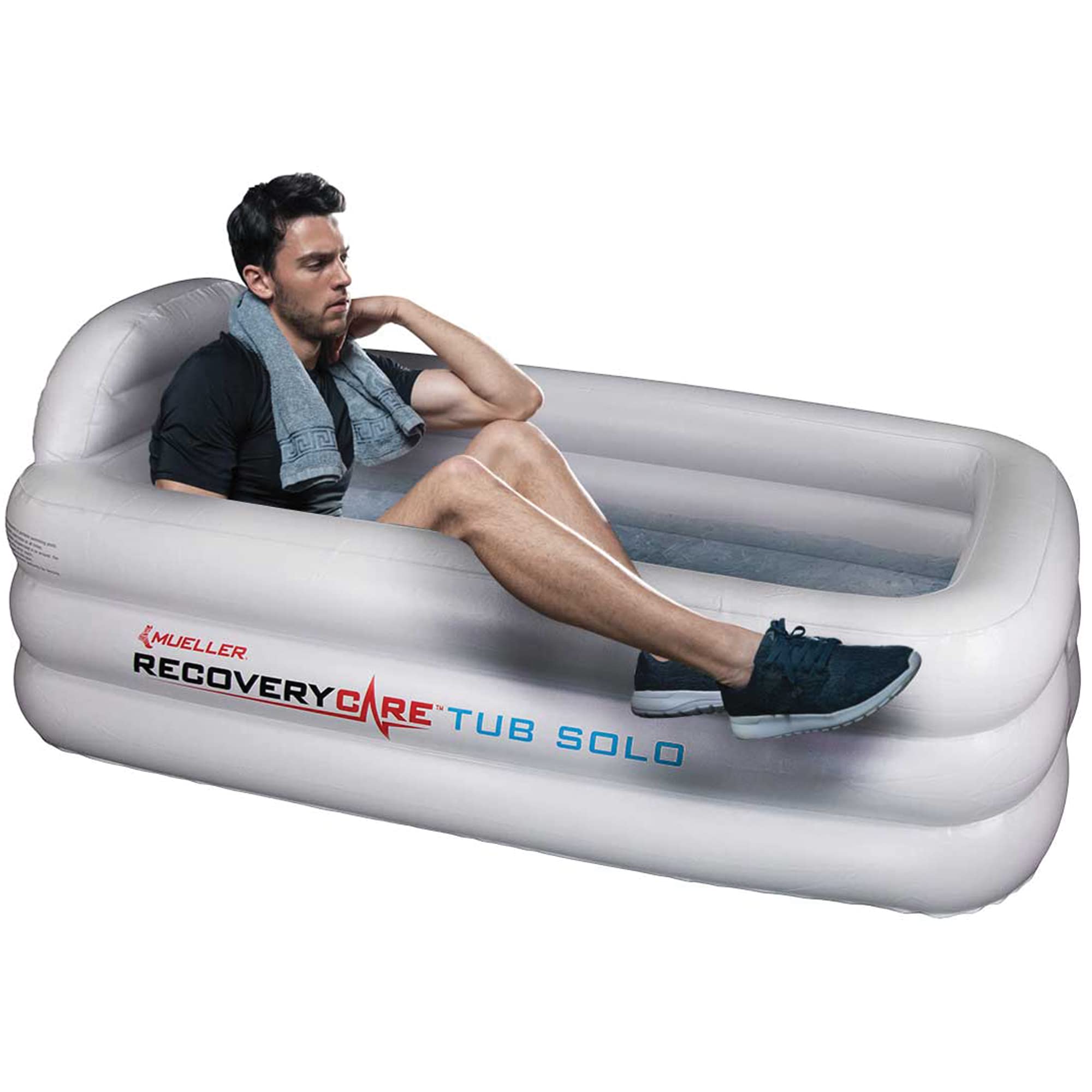 Mueller RecoveryCare Inflatable Ice Bath Tub - Portable Cold Therapy for Muscle Recovery, Pain Relief & Athletic Performance - Perfect for Post-Workout, Sports Injuries & Hydrotherapy at Home
