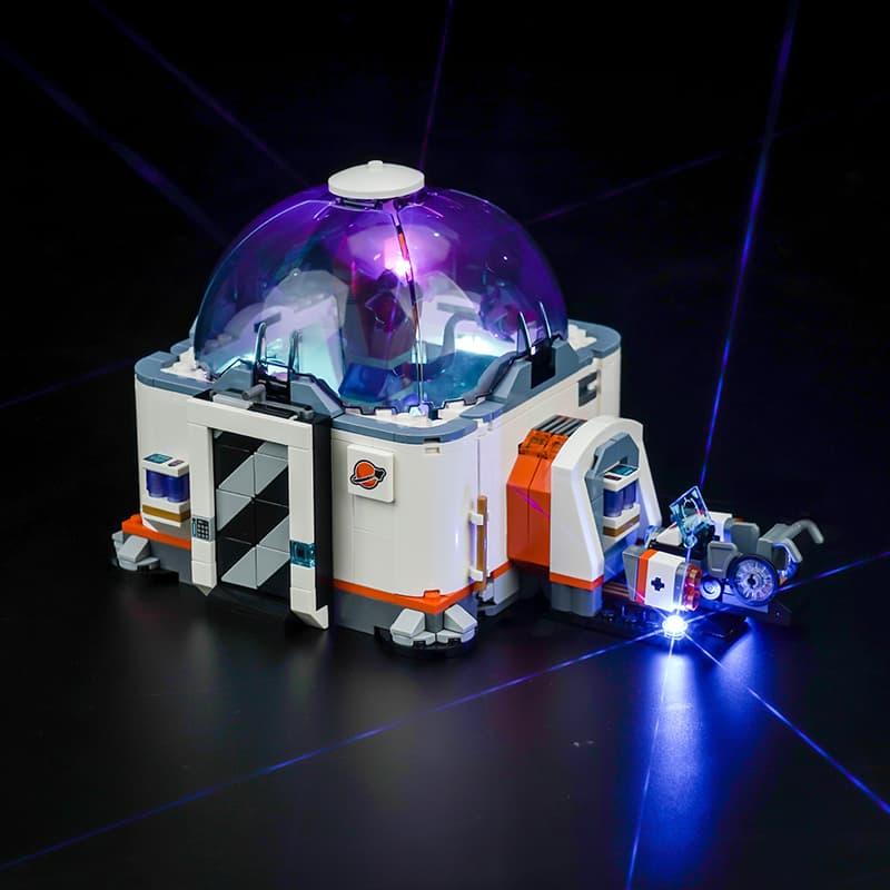 LEGO Space Science Lab 60439 Light Kit - DIY Building Blocks Lighting Set for Space Station Models - Perfect for Night Display & STEM Education Projects