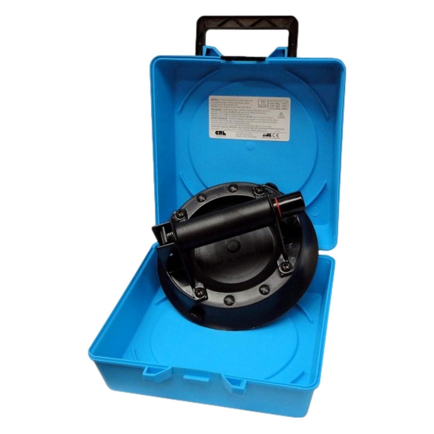CRL 8-Inch Pump-Up Vacuum Lifter for Curved Glass - Heavy Duty Glass Suction Cup for Glass Installation, Handling & Moving - Perfect for Glass Workers, Contractors & DIY Projects