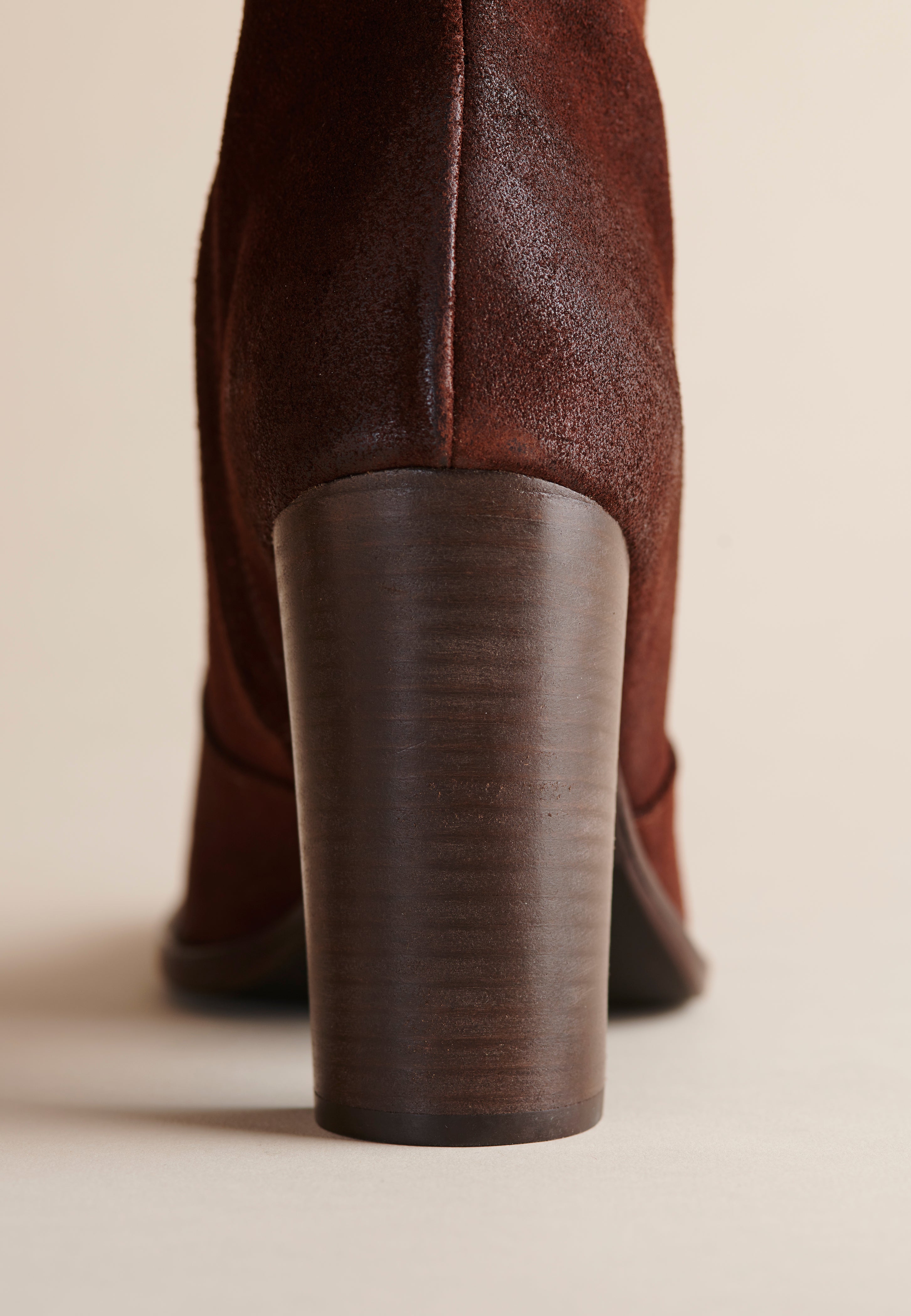 Lauryn Boot in Washed Brown Suede - Women's Comfortable Ankle Boots for Fall & Winter | Perfect for Casual Outfits, Office Wear and Date Nights