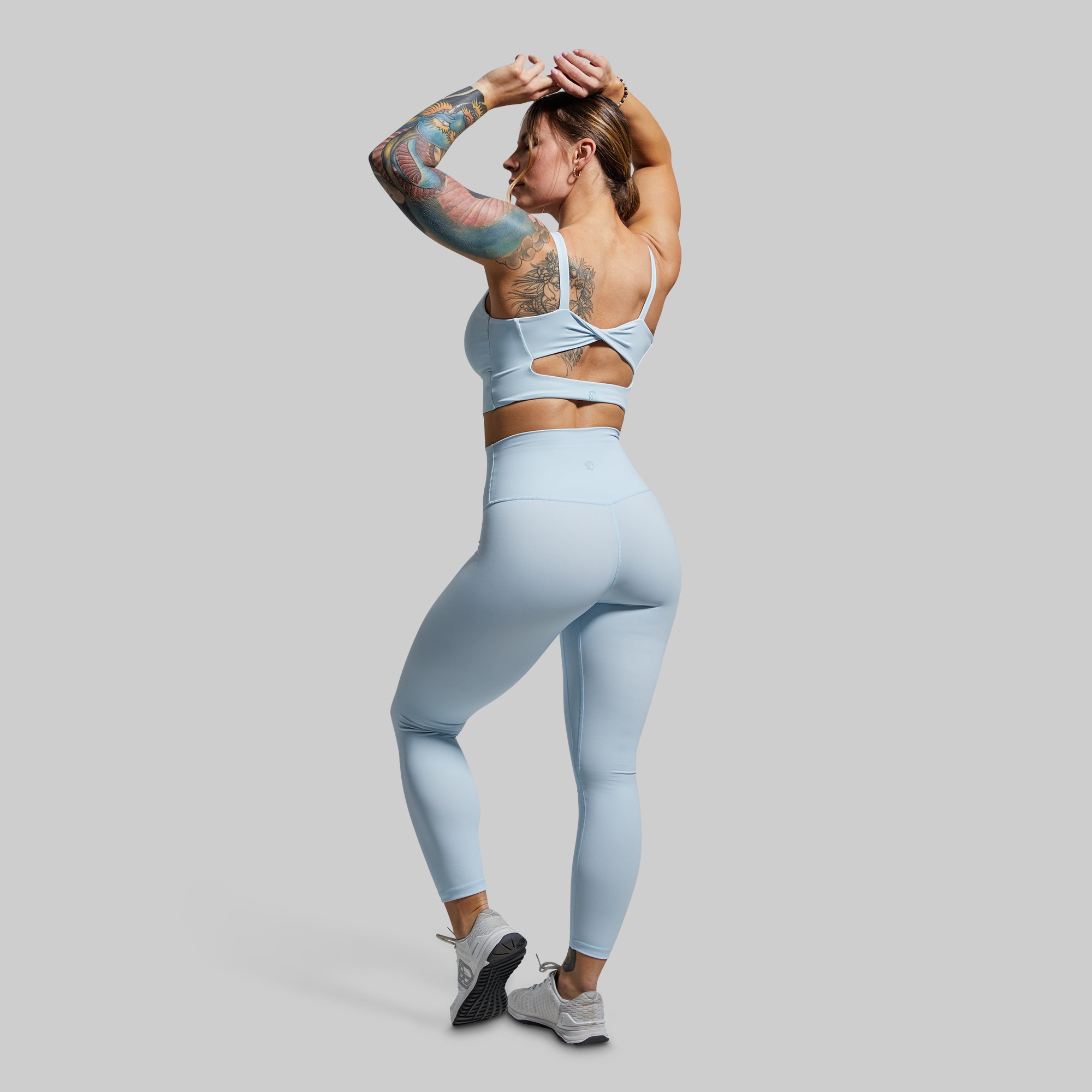 Your Go To Legging 2.0 - High Waist Yoga Pants for Women (Angel Blue) | Perfect for Workouts, Running & Lounge Wear