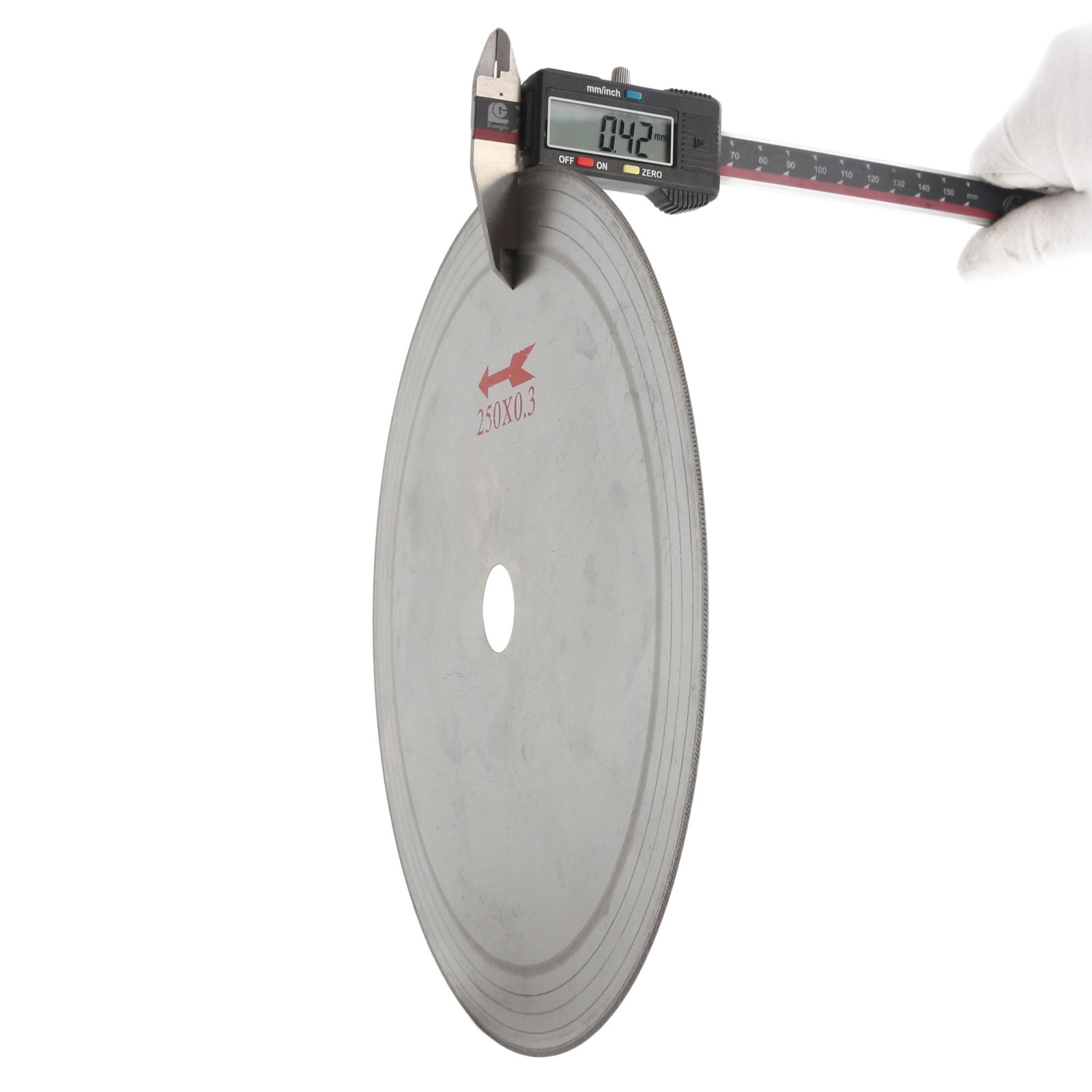10 Inch Thin Diamond Lapidary Saw Blade - 25mm Arbor Rock Cutting Blade for Gemstones, Rocks & Minerals | Perfect for Jewelry Making, Lapidary Work & DIY Craft Projects