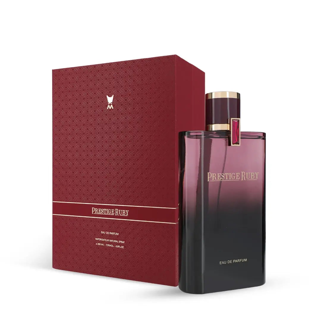Prestige Ruby Eau de Parfum 200ml - Luxury Women's Perfume for Evening & Special Occasions