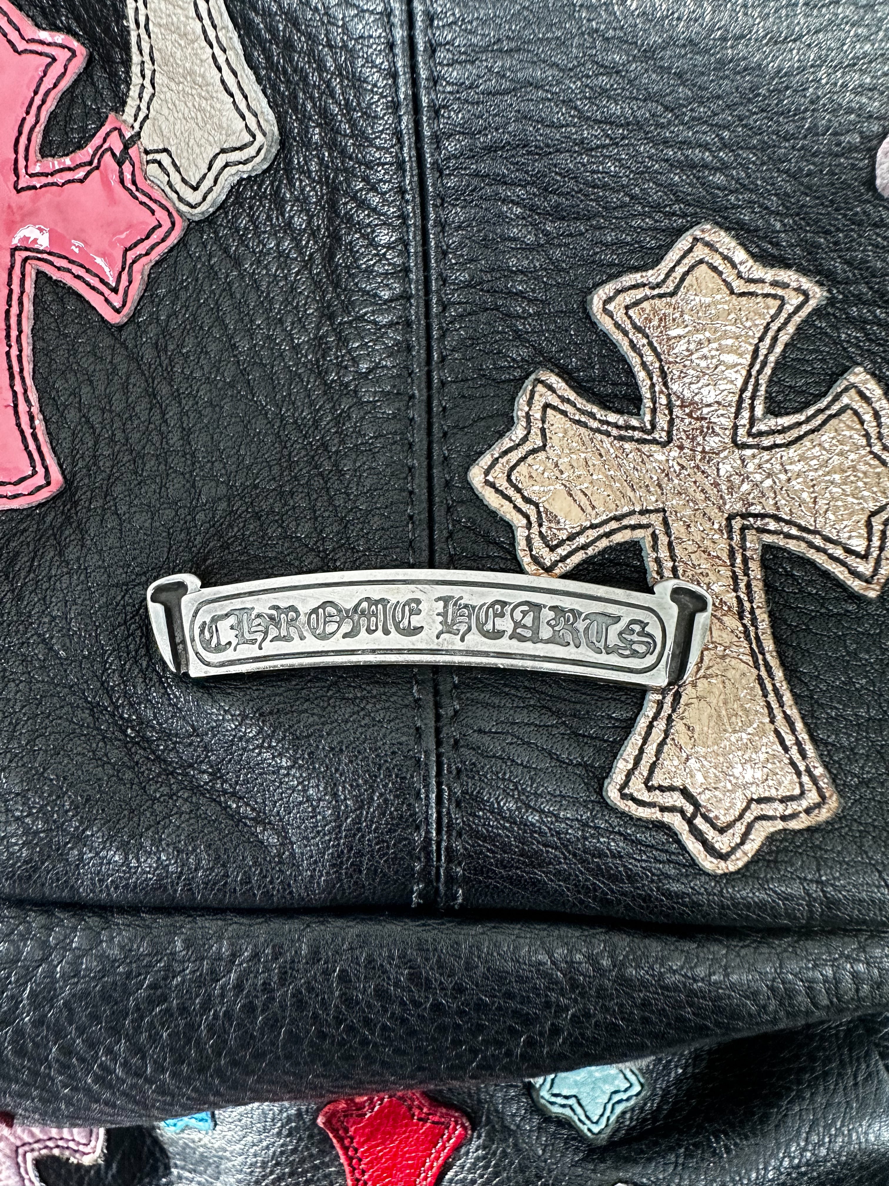 Chrome Hearts Black Multicolor XL Snat Pack - Stylish Crossbody Bag for Men & Women | Perfect for Travel, Concerts, and Everyday Use