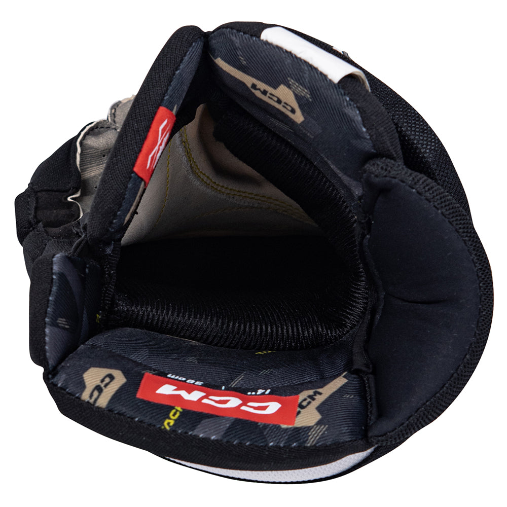 CCM Tacks Vector Premier 2022 Junior Ice Hockey Gloves - Protective Youth Hockey Gear for Practice & Games - Perfect for Youth League Players & Training Sessions