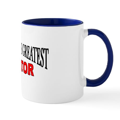 White/Navy Inside - The World's Greatest Mentor Mug