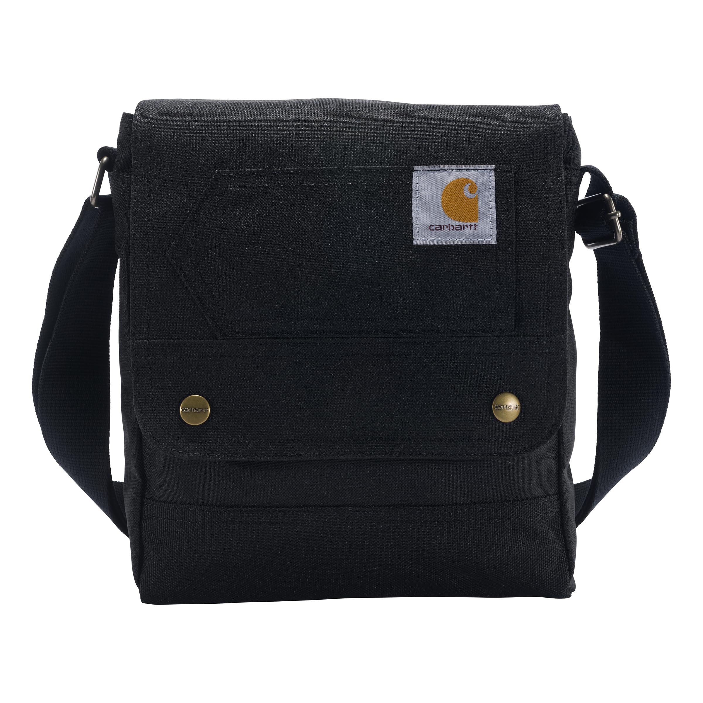 Carhartt Durable Adjustable Crossbody Bag with Flap Over Snap Closure - Perfect for Work, Travel & Outdoor Adventures
