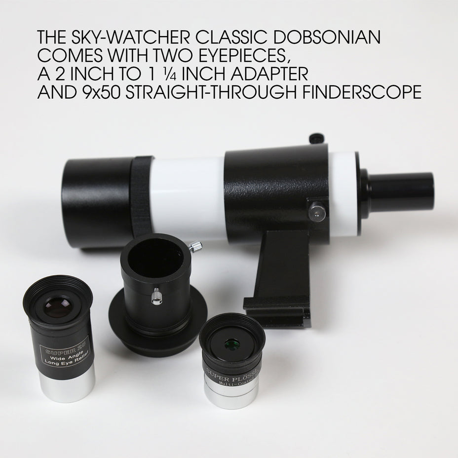 Sky Watcher Classic 250P Dobsonian Telescope - 10 Inch Aperture for Deep Space Observation | Stargazing, Astronomy, Astrophotography | Perfect for Backyard Viewing and Celestial Events