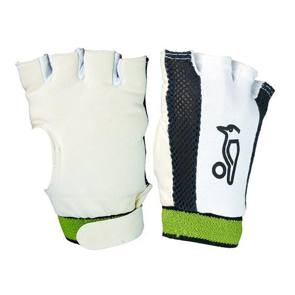 Kookaburra Fingerless Padded Cricket Wicket Keeping Gloves - Breathable Inner Gloves for Wicket Keepers & Fielders - Perfect for Cricket Practice & Matches