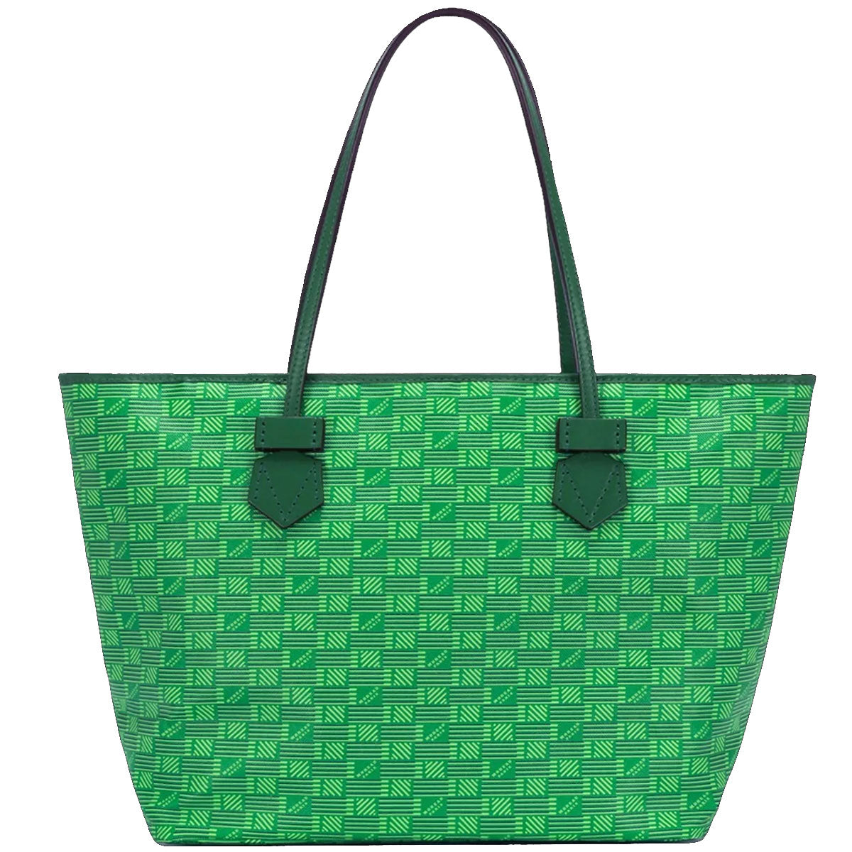 Saint Tropez Zip Tote GM Handbag - Premium Green Leather Tote Bag for Women | Perfect for Work, Travel & Everyday Use
