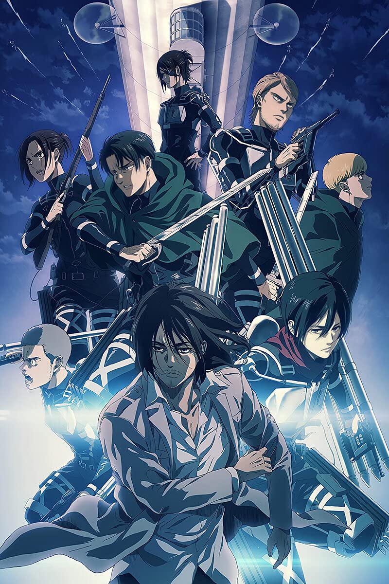 Attack on Titan Anime Posters - Japanese Manga & TV Show Wall Art Prints - Perfect for Bathroom, Bedroom, and Office Decor