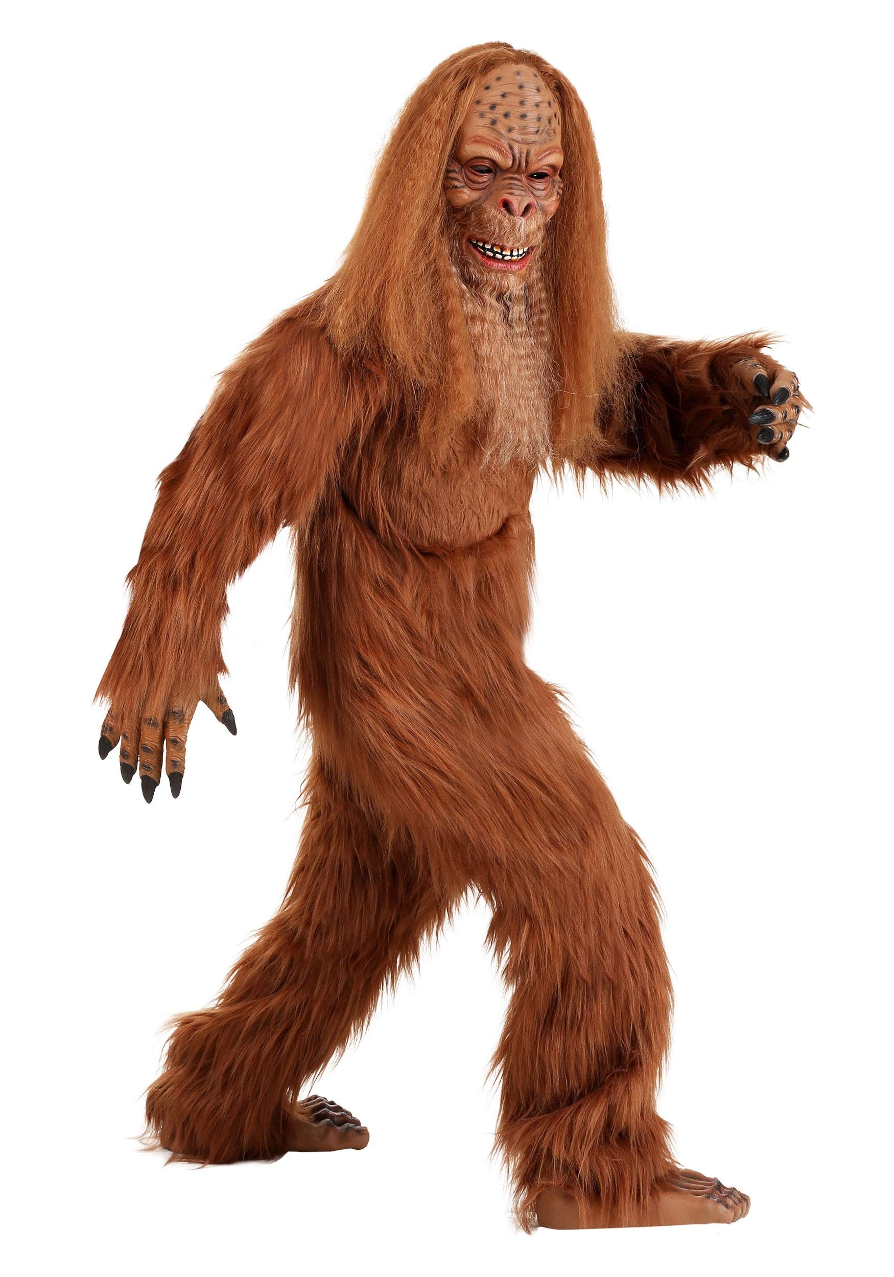 **Jack Links Kids Sasquatch Costume - Bigfoot Jumpsuit Halloween Outfit for Boys & Girls - Perfect for Halloween Parties, Cosplay & Dress-Up Fun**