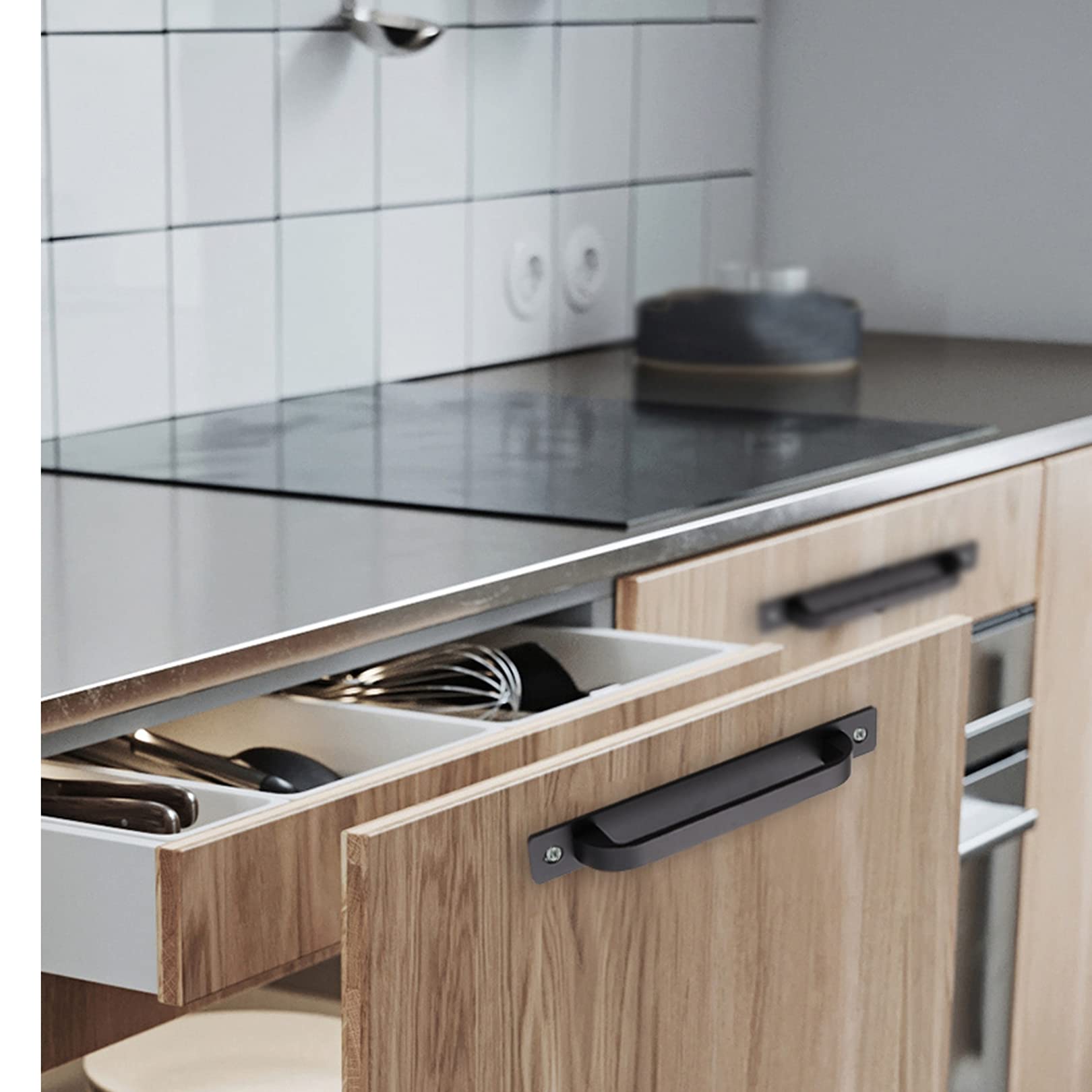 Barn Door Handles & Cabinet Knobs - Heavy Duty Sliding Door Pulls for Kitchen Cupboards, Wardrobes & Furniture Drawers | Surface Mounted Hardware for Home & Office Use