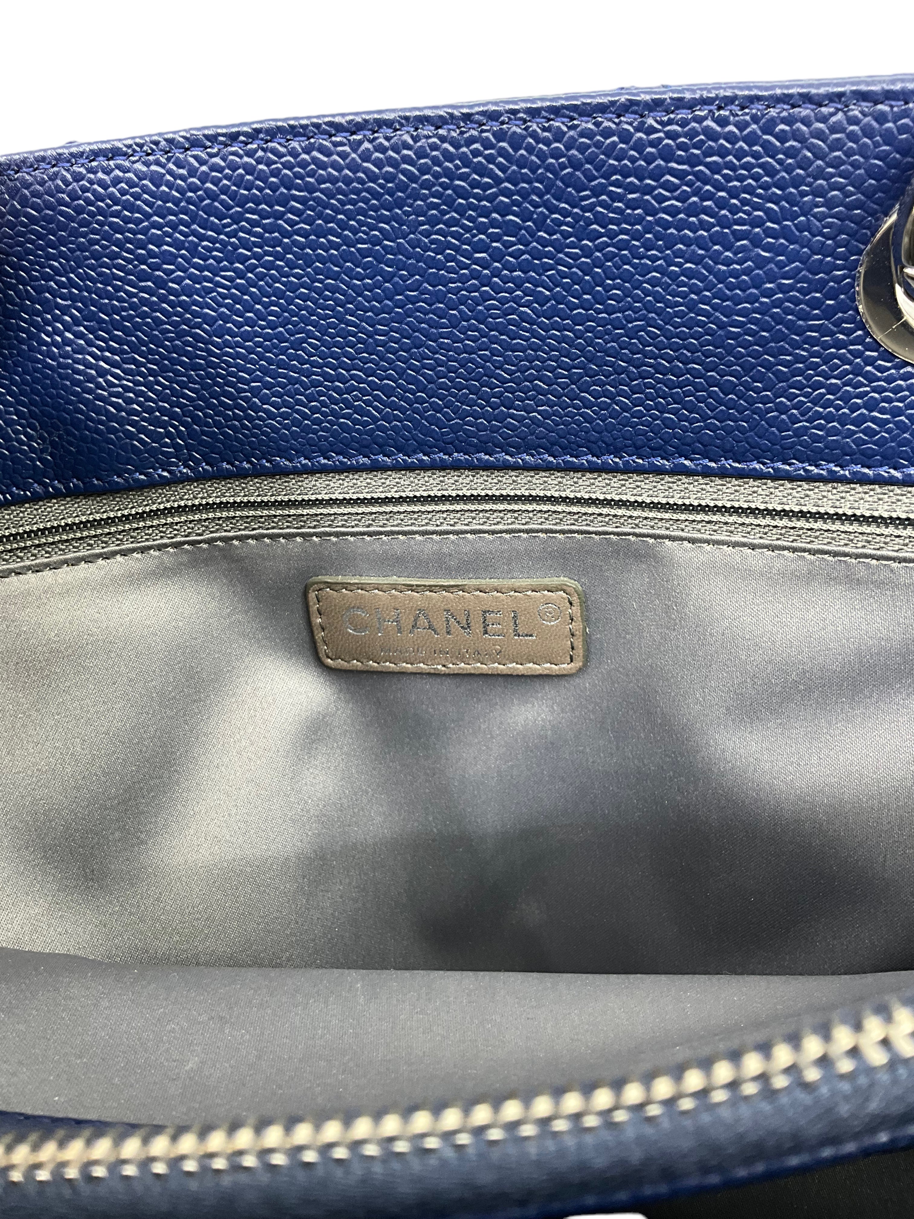 Chanel GST Grand Shopping Tote Bag - Luxury Leather Handbag for Women, Classic Designer Shoulder Bag (Black) - Perfect for Work, Travel & Everyday Use