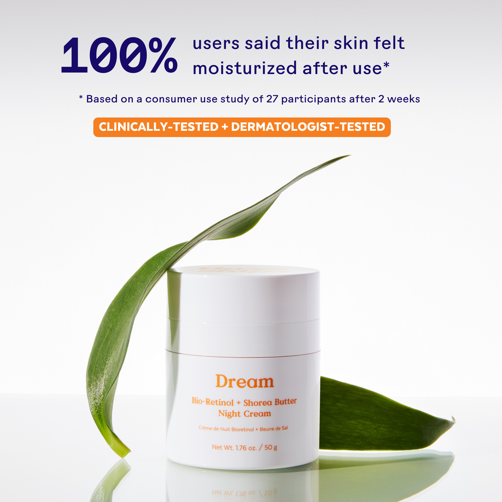 Dream Bio Retinol + Shorea Butter Anti-Aging Face Cream for Wrinkles & Fine Lines - Hydrating Night Moisturizer for Glowing Skin | Perfect for Daily Skincare Routine & Nighttime Rejuvenation