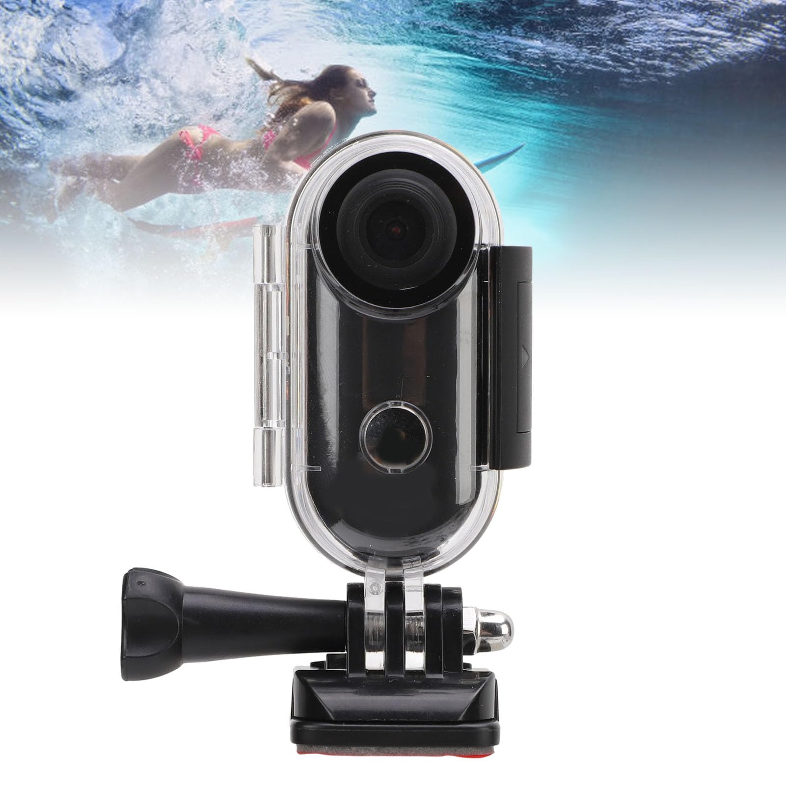 4K Pet Collar Camera - 8MP Wearable Action Cam for Diving, Fishing & Cycling