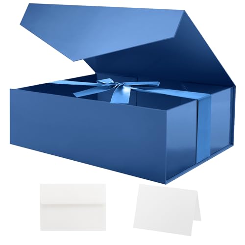 Blue-Side Ribbon-11.5x8.1x3.8 Inches-Pack of 1