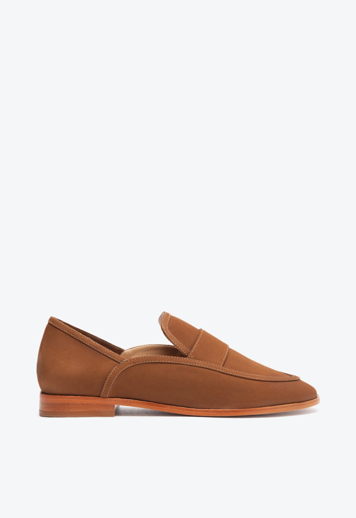 Maurice Nubuck Flat Shoes for Women - Comfortable Slip-On Loafers with Soft Leather - Perfect for Office, Travel & Casual Wear