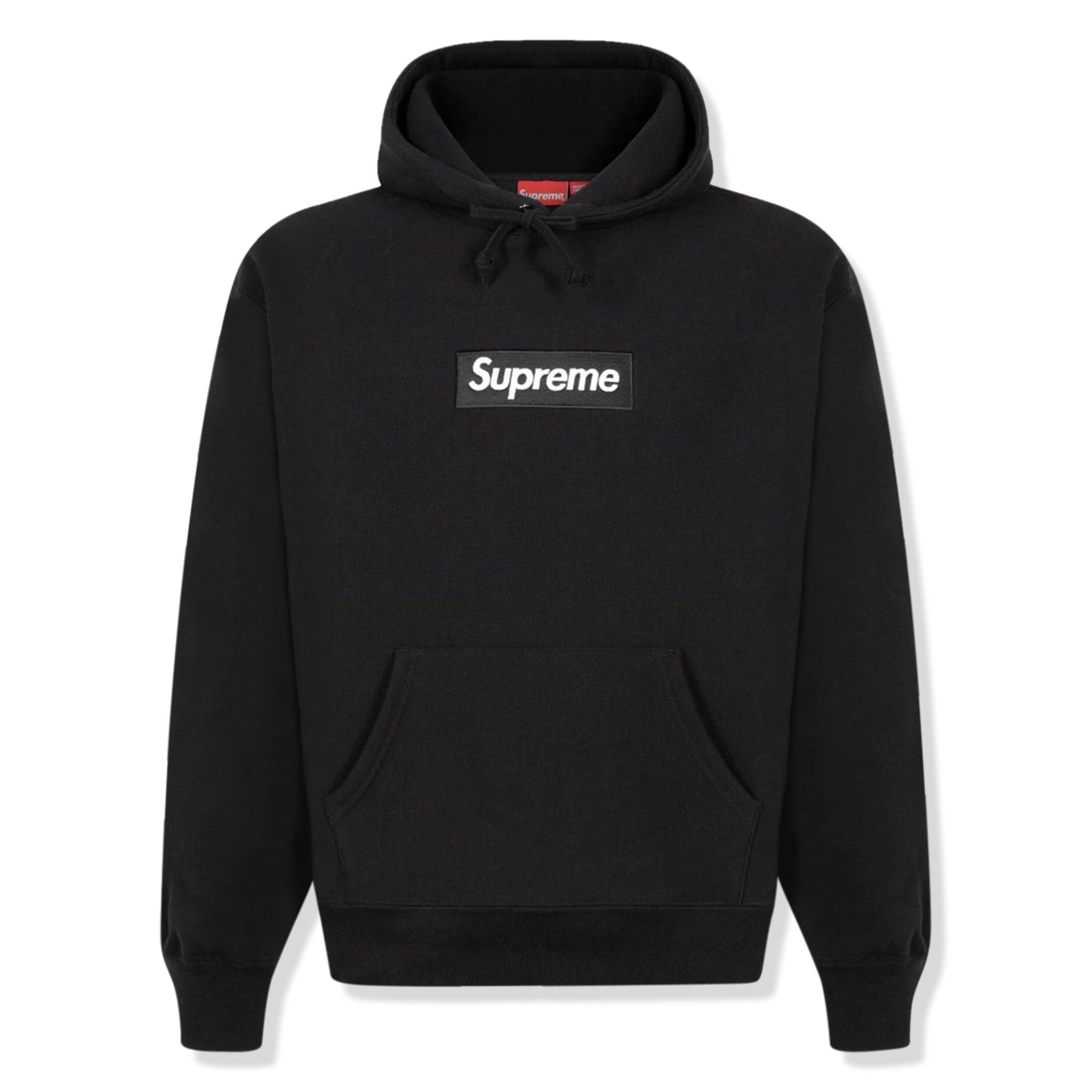 Supreme Box Logo Black Hoodie for Men & Women | FW23 Collection | Streetwear Fashion | Perfect for Urban Style & Winter Layering