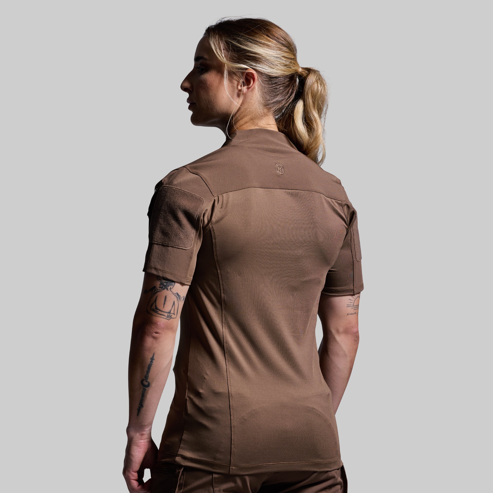 Women's Coyote Brown Op Top - Comfortable & Stylish Casual Shirt for Outdoor Adventures, Hiking & Everyday Wear