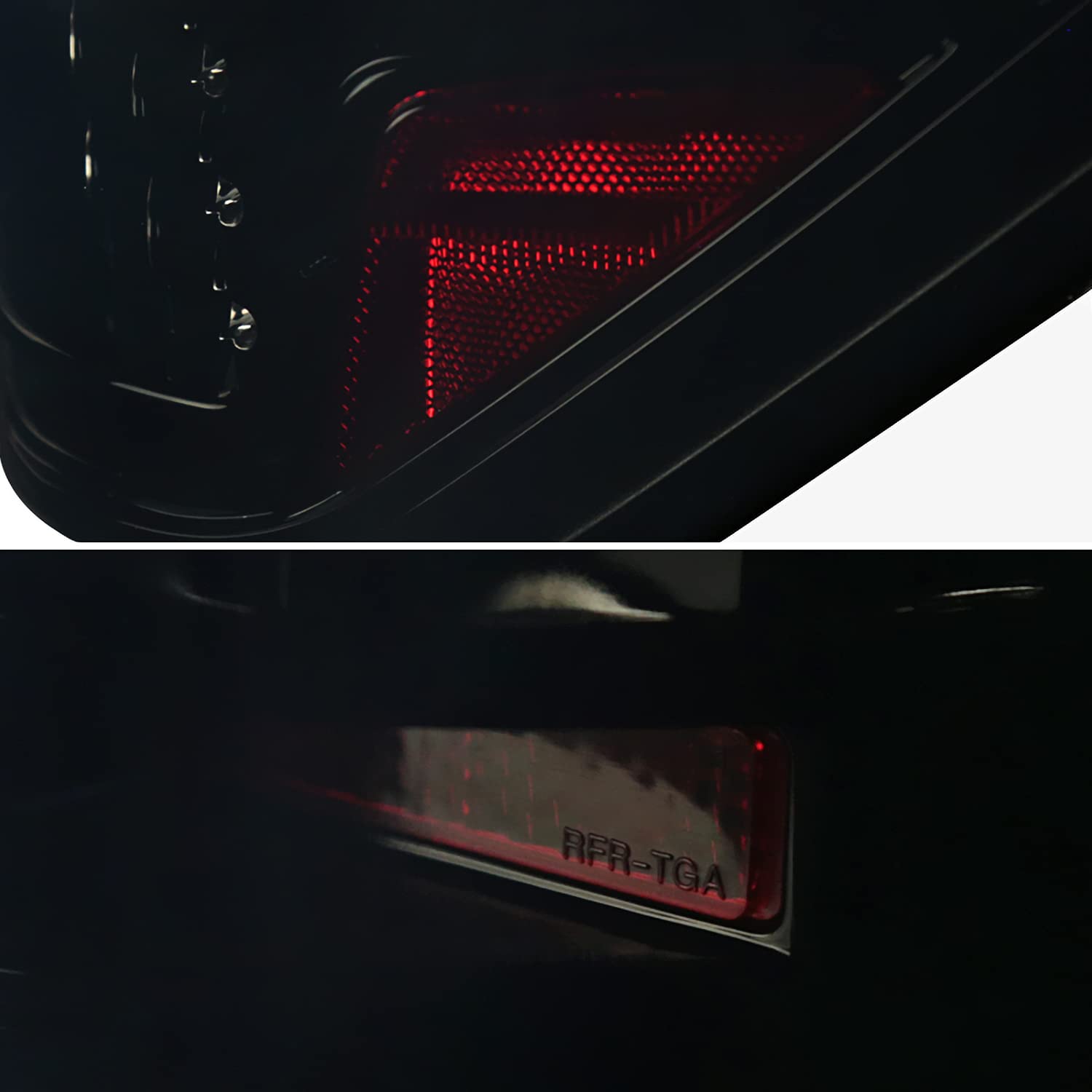 Spec-D Tuning LED Tail Lights - Glossy Black Housing with Smoke Lens for 2009-2014 Ford F-150 (Pair) | Enhanced Visibility & Style for Night Driving & Custom Truck Builds