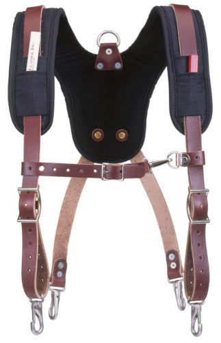 Occidental Leather 5055 Stronghold Suspender System with Padded Shoulders - Heavy Duty Tool Belt Suspender for Construction Workers & Carpenters - Comfortable Weight Distribution for All-Day Wear