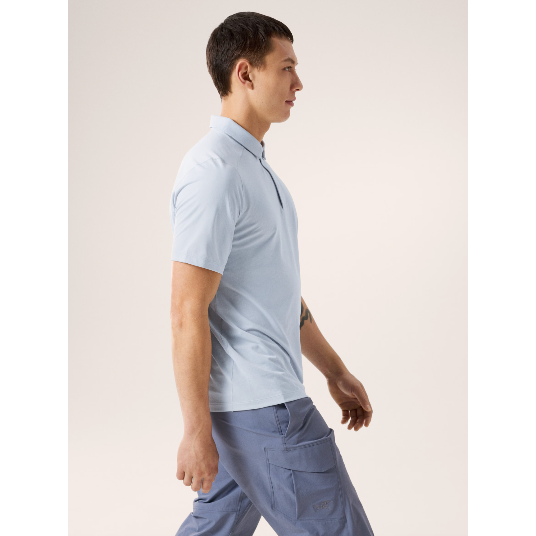 Arc'teryx Men's Cormac Short Sleeve Polo Shirt - Moisture-Wicking, Breathable & Quick-Dry Performance Top for Hiking, Golf & Outdoor Activities