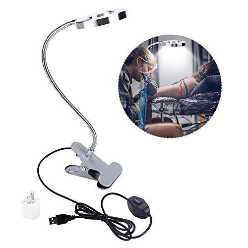 Professional LED Makeup Lamp for Beauty Salon & Tattoo Studio - Clip-on Desktop Light