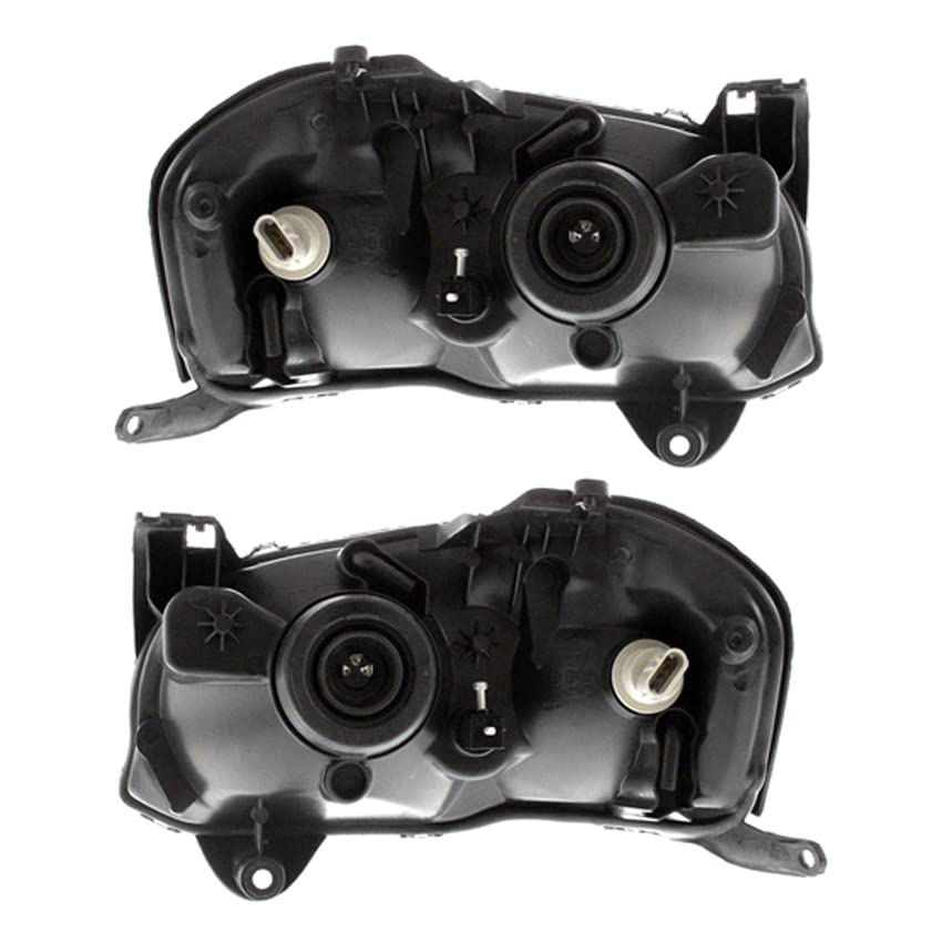 RAREELECTRICAL Halogen Headlight Pair - Compatible with 2005-2006 Mazda Tribute I Sport (Part# EF91-51-030E, EF9151030E, EF91-51-040E, EF9151040E, MA2503131, MA2502131) - High Visibility Replacement for Night Driving & Off-Road Use