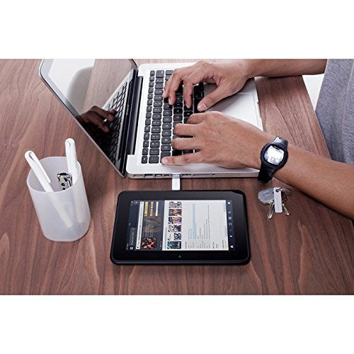 Bluelounge Kii Micro USB Cable - High-Speed Charging & Data Sync for Smartphones, Tablets & More | Durable & Tangle-Free Design | Perfect for Home, Office & Travel Use