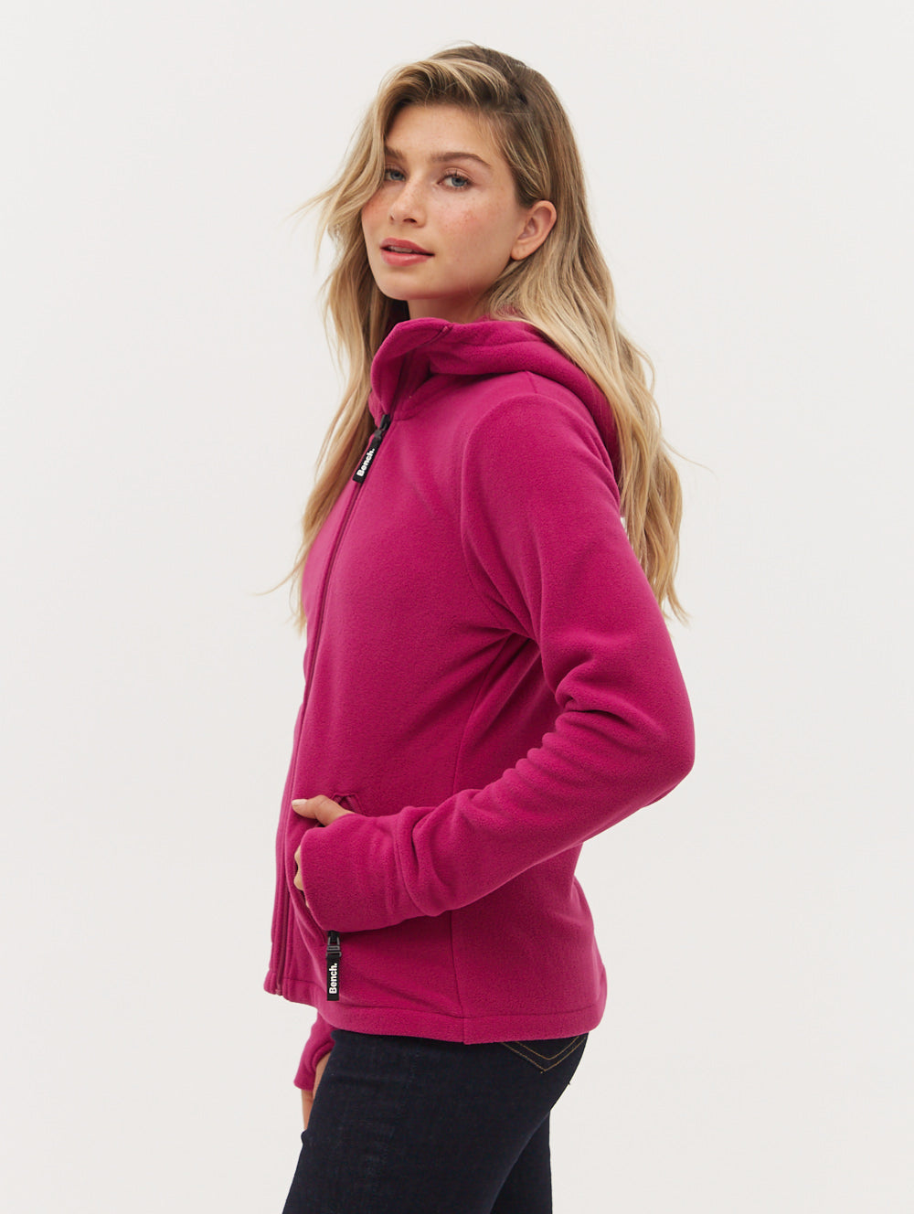 Ninja Microfleece Asymmetric Zip Up Jacket - Lightweight Warm Winter Coat for Men & Women - Perfect for Hiking, Running & Outdoor Activities
