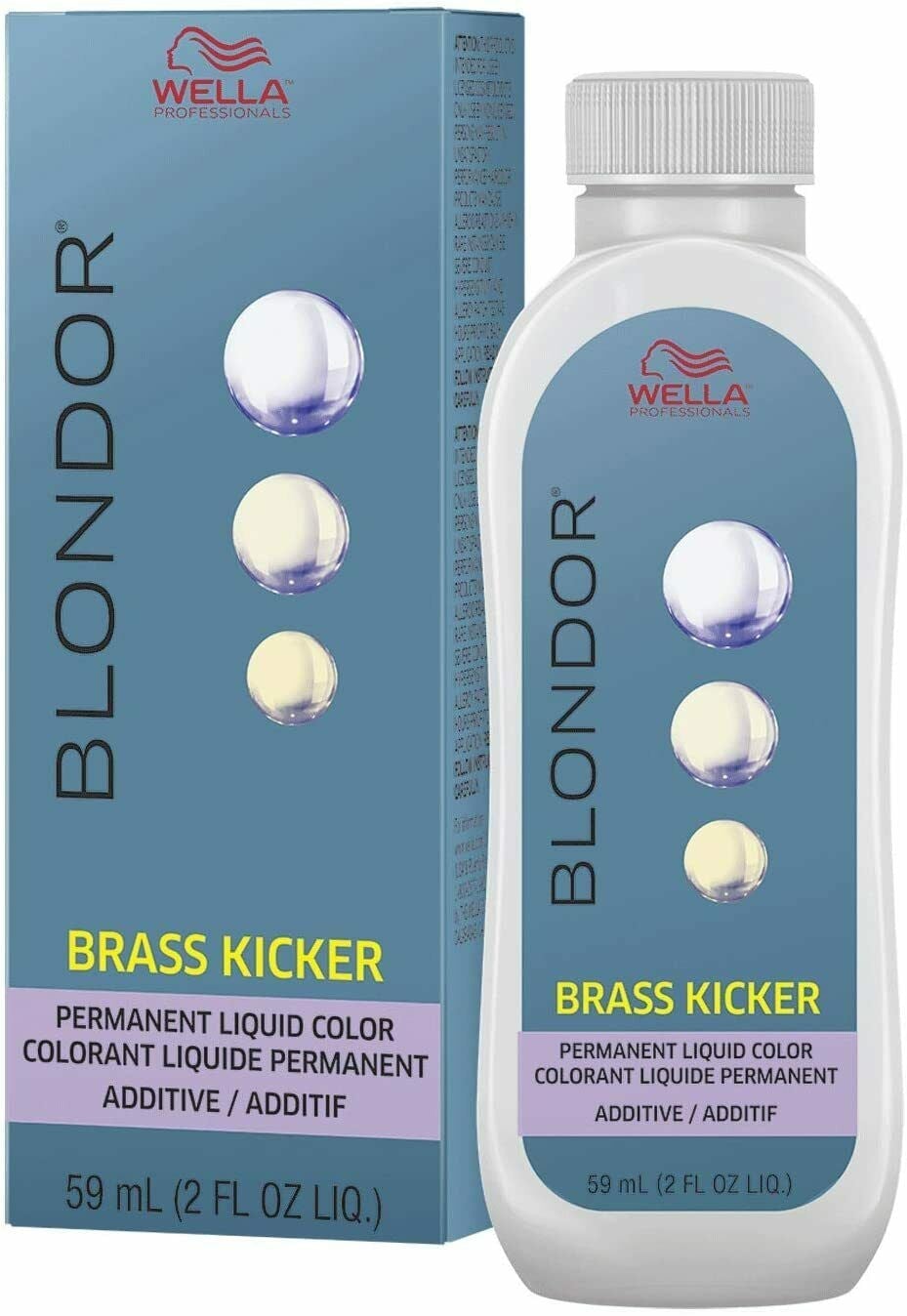 Blonde Brass Kicker Liquid Hair Toner - Neutralize Brassy Tones for Blonde Hair - Perfect for Salon & At-Home Use