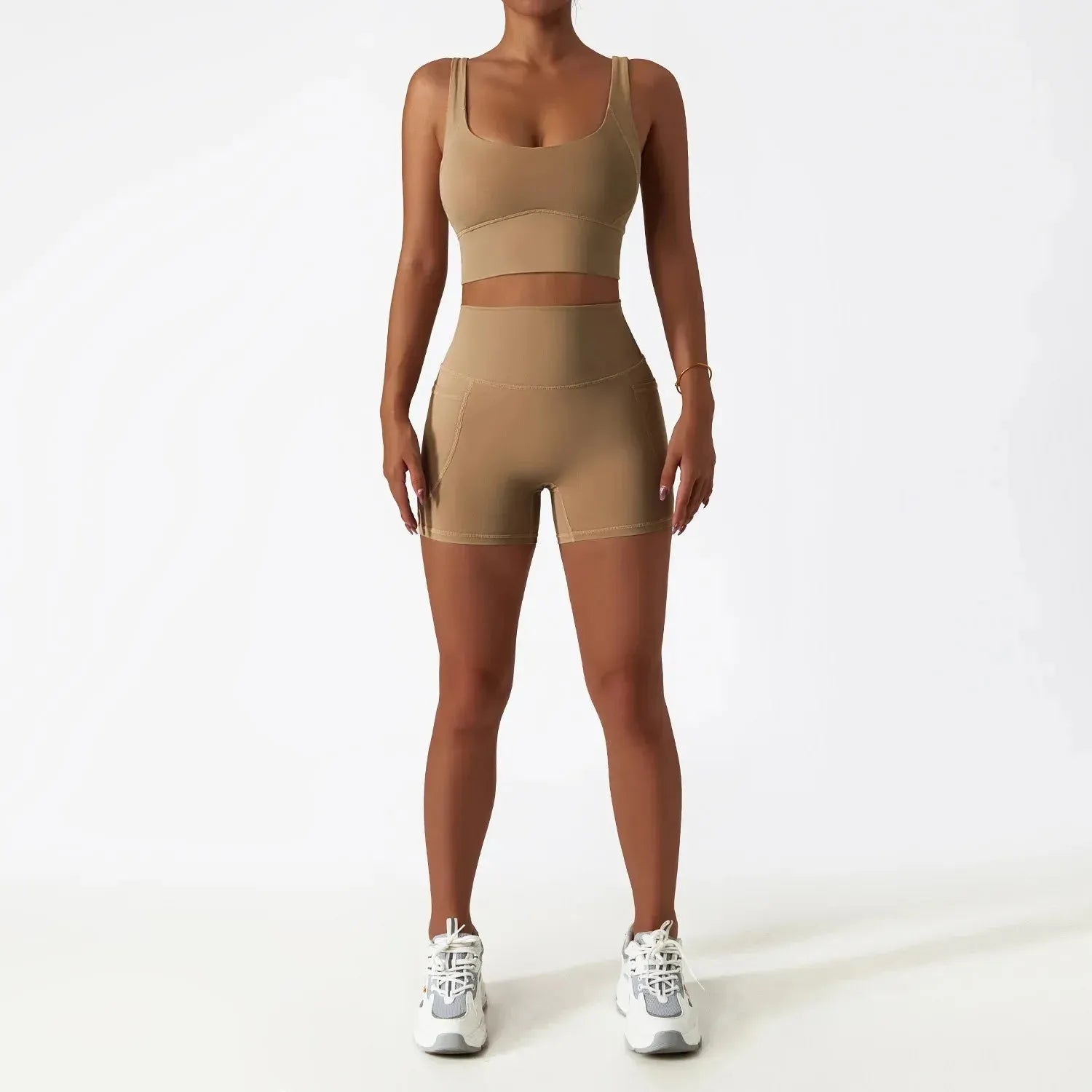 2PCS Seamless Women's Workout Sets - Yoga Tracksuit, Gym Clothes & Athletic Wear with High Waist Leggings & Sports Bra - Perfect for Yoga, Running, Gym Training & Casual Wear