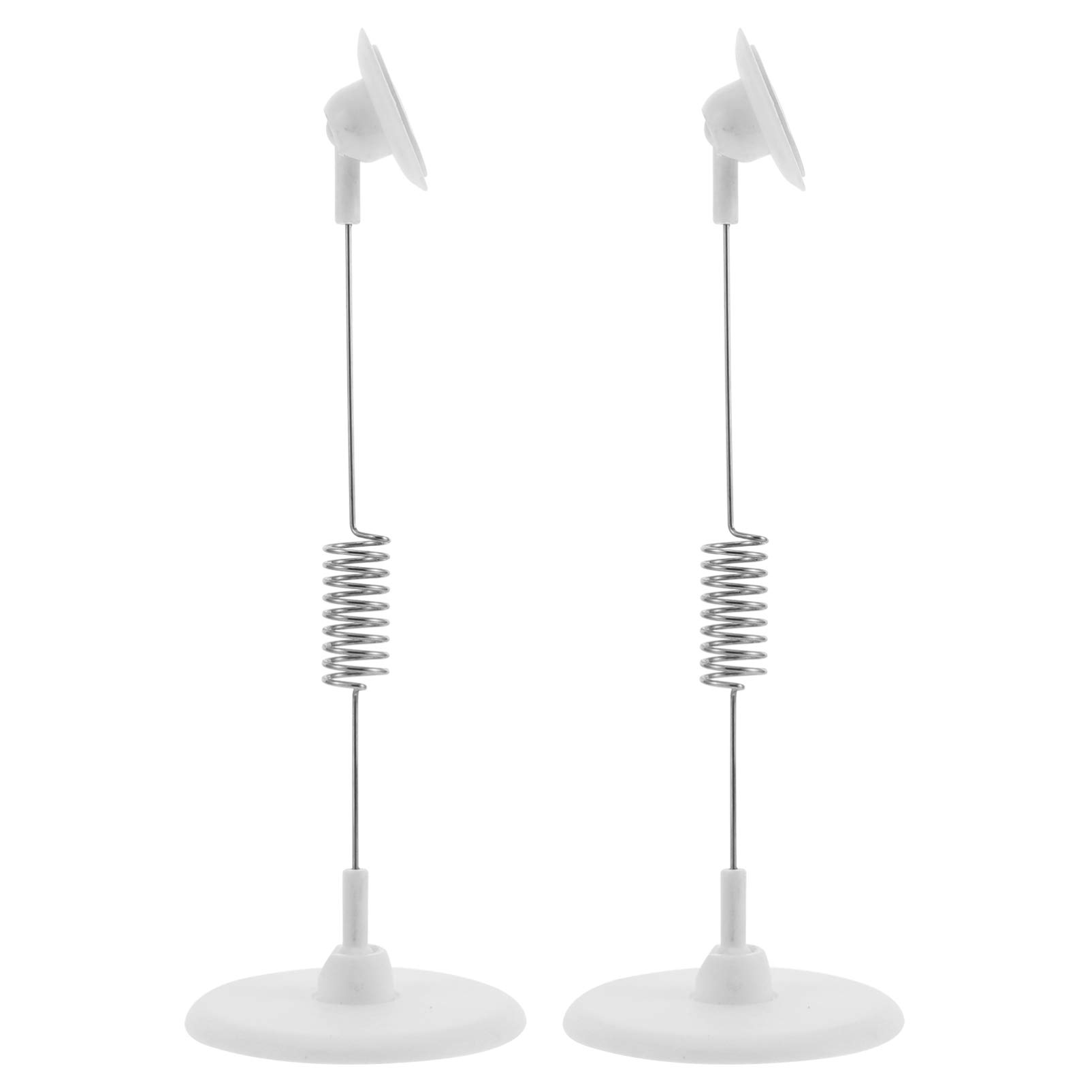 5-Pack Stainless Steel Clip-on Shelf Bracket Sign Holders for Retail Advertising - Perfect for Desk, Merchandise Displays & Food Menus | Durable & Versatile Store Signage Solution