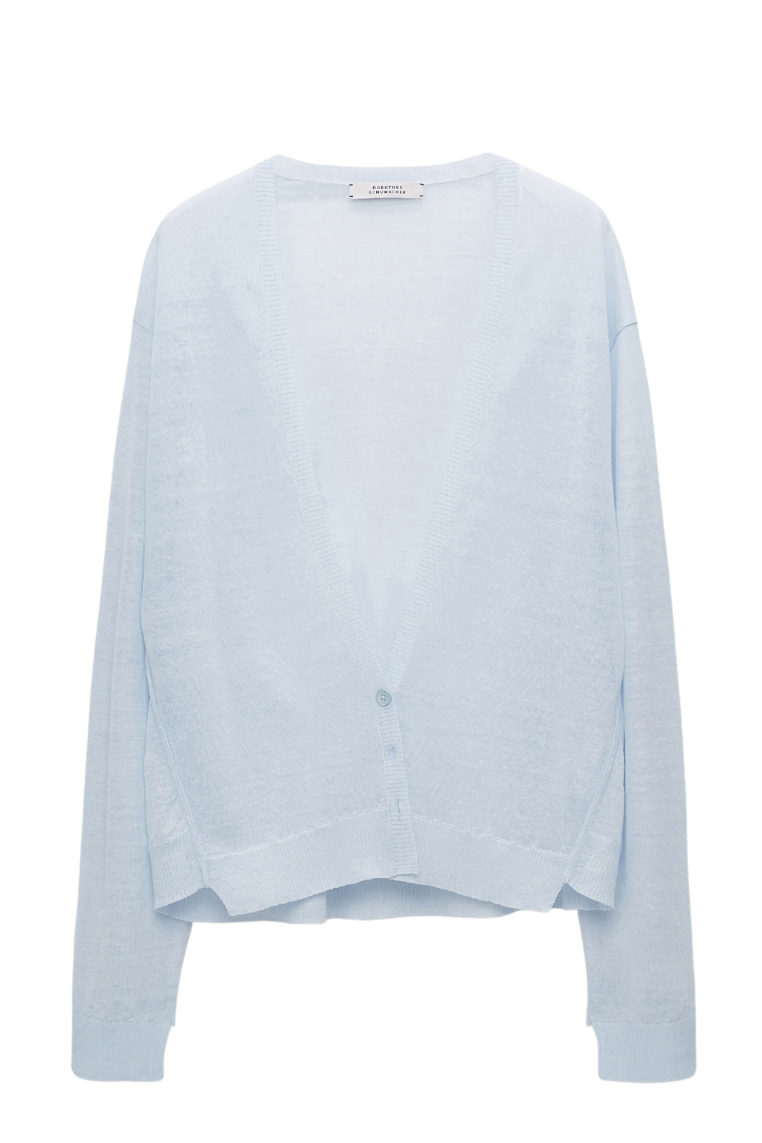 Soft Blue Summer Ease Cardigan - Lightweight Knit Sweater for Women | Perfect for Beach Cover-ups, Office Wear & Cozy Evenings