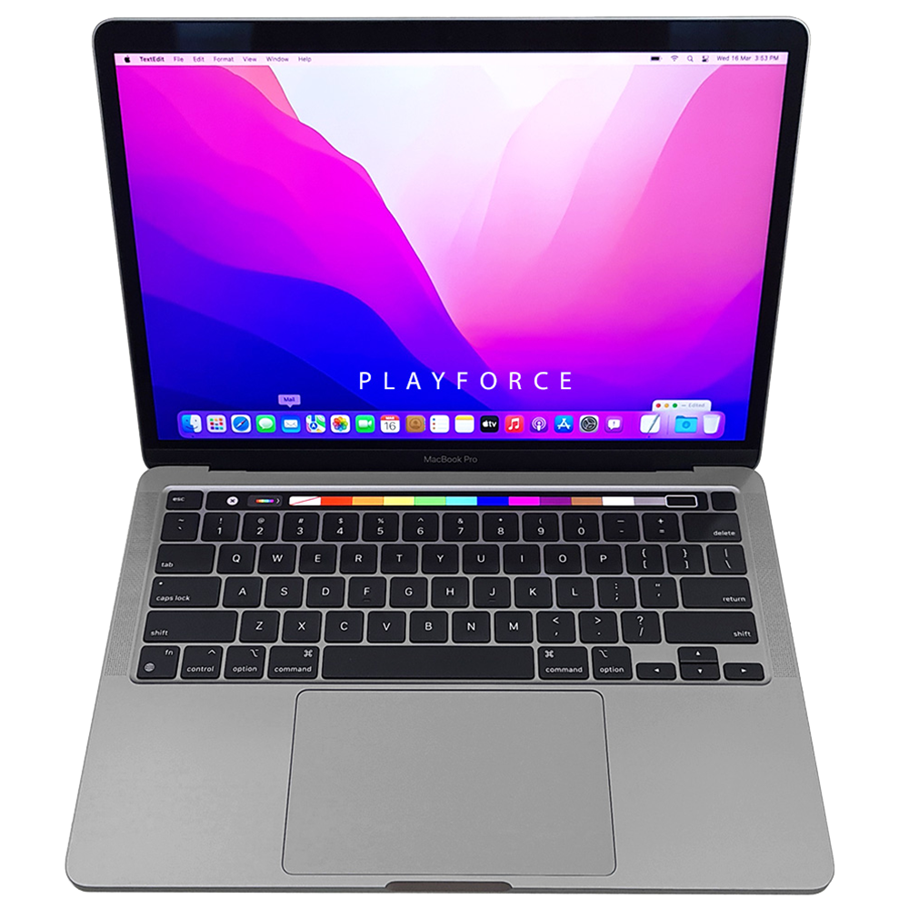 Apple MacBook Pro 13-inch Laptop with M2 Chip, 16GB RAM, 512GB SSD - Space Gray (Includes AppleCare+) - Perfect for Business, Creative Work & College Students