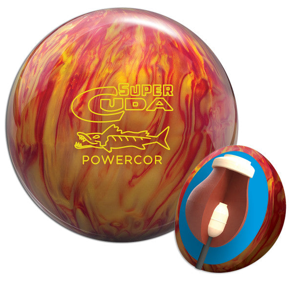 Columbia 300 Super Cuda PowerCOR Pearl Bowling Ball - High Performance Reactive Resin Bowling Ball for Hook & Strikes | Perfect for League Play & Tournament Competition