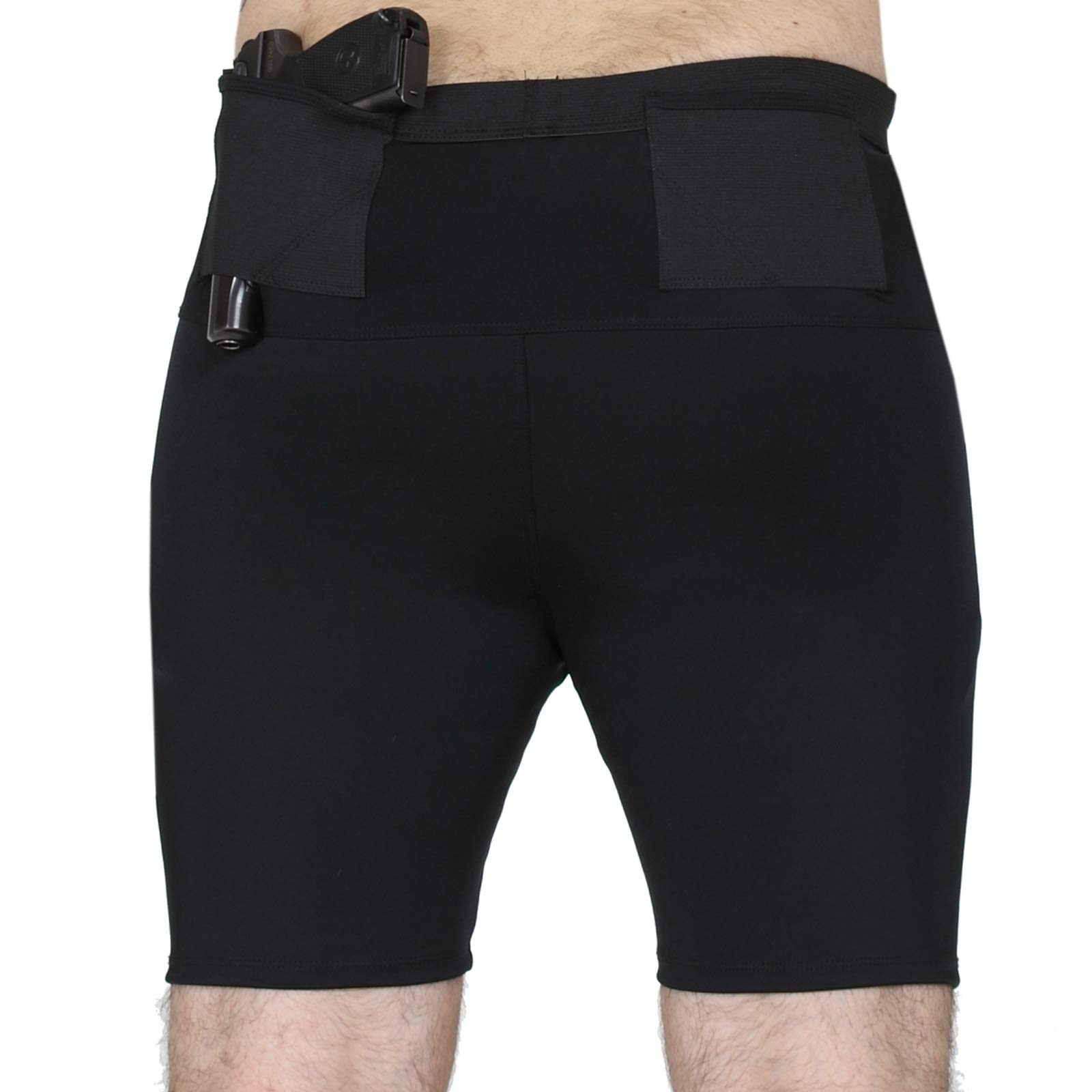 Insta Slim Men's Concealment Compression Undershorts with Built-in Holster - Comfortable Workout & Home Defense Underwear for Daily Training, Gym & Tactical Use