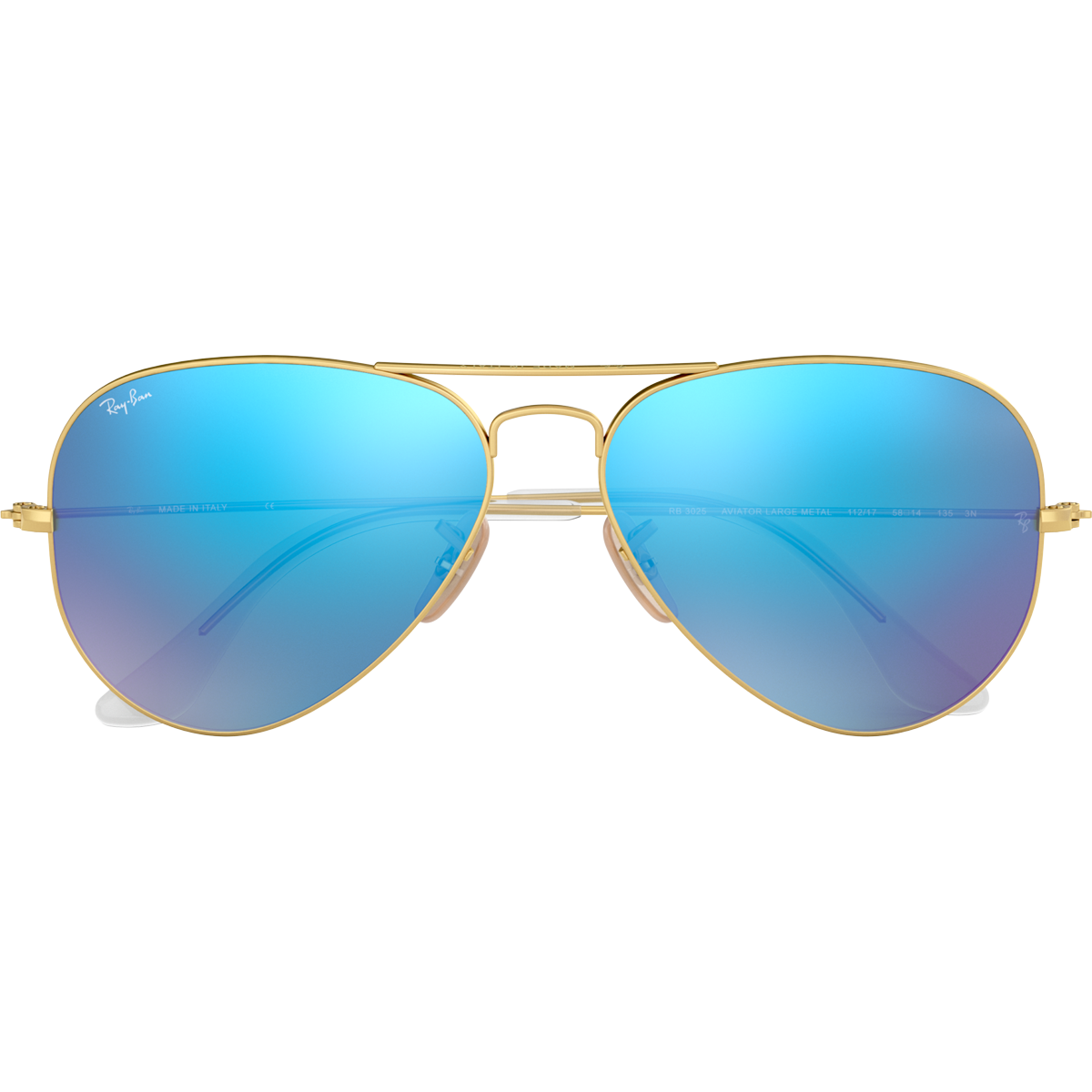 Matte Gold/Mirror Blue