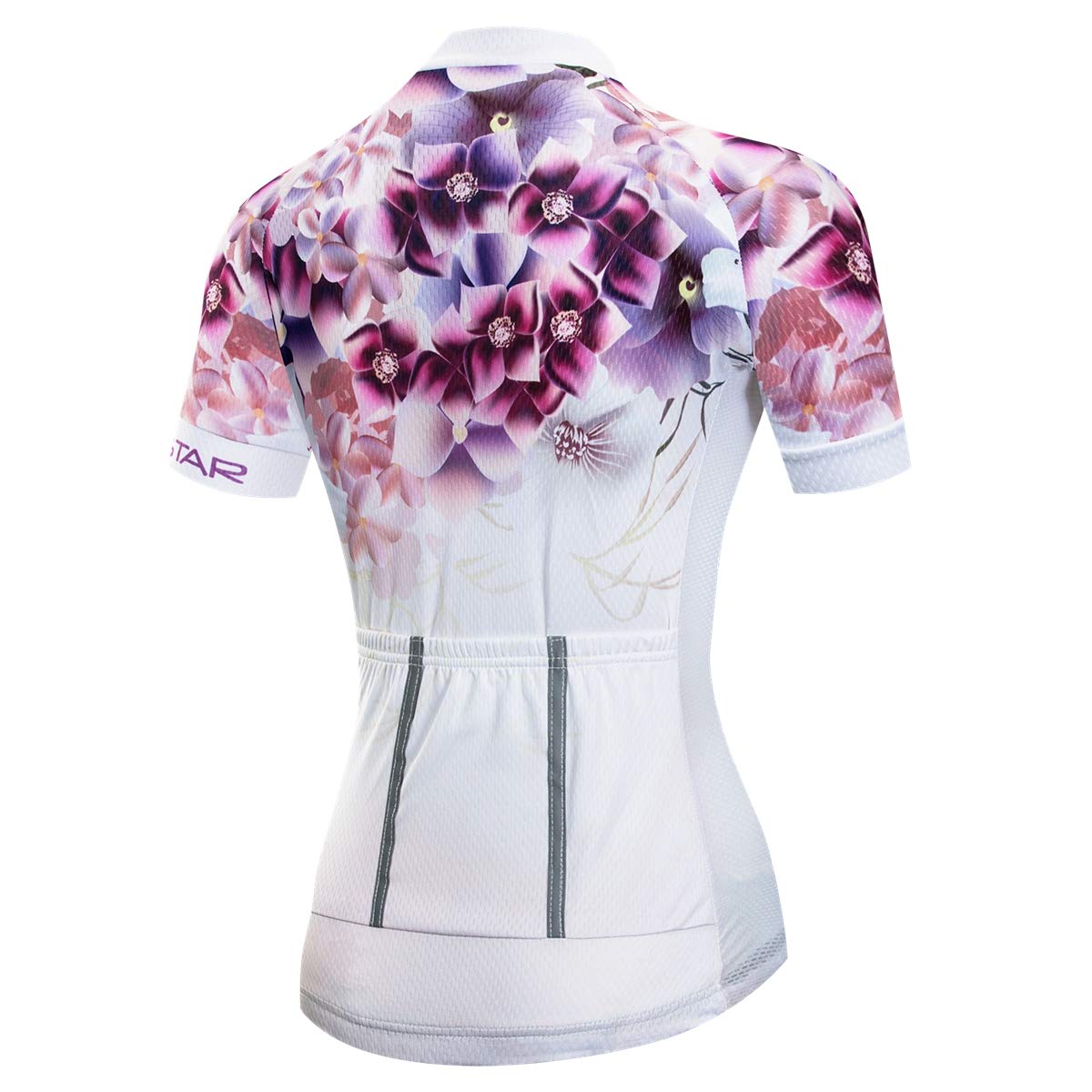 Women's Cycling Jersey - Breathable Summer Short Sleeve Bike Shirt for Mountain & Road Biking - Moisture Wicking MTB Bicycle Clothing Top for Outdoor Sports & Fitness Training