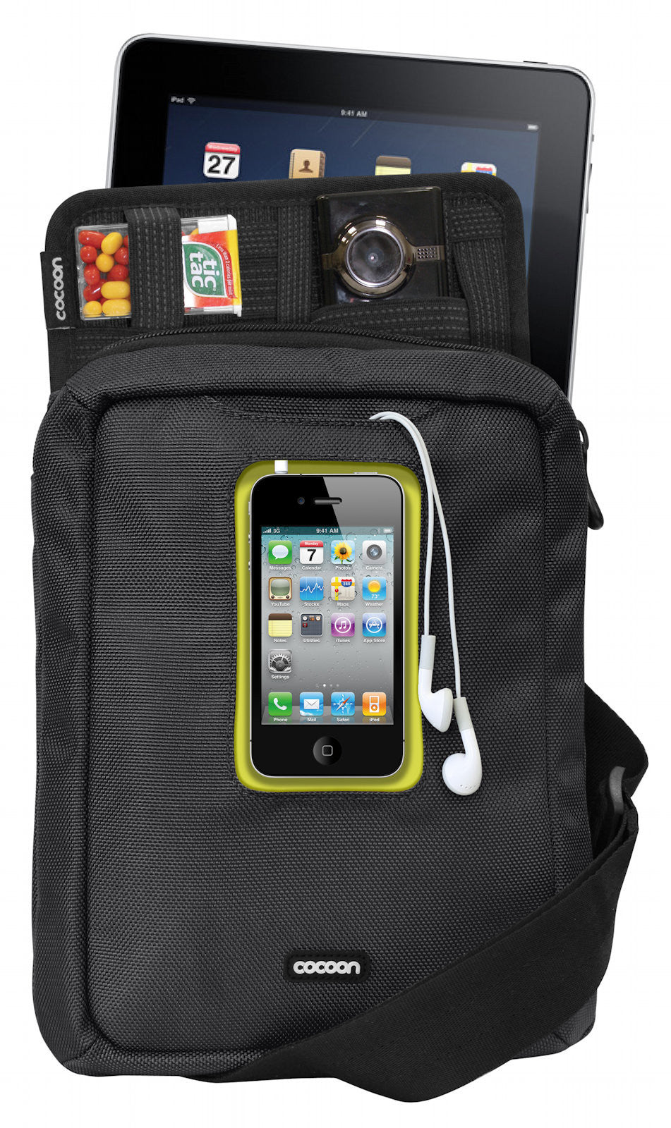 Grid IT Gramercy Messenger Sling Bag for Apple iPad & 10-Inch Tablets - Perfect for Commuting, Travel & Everyday Carry