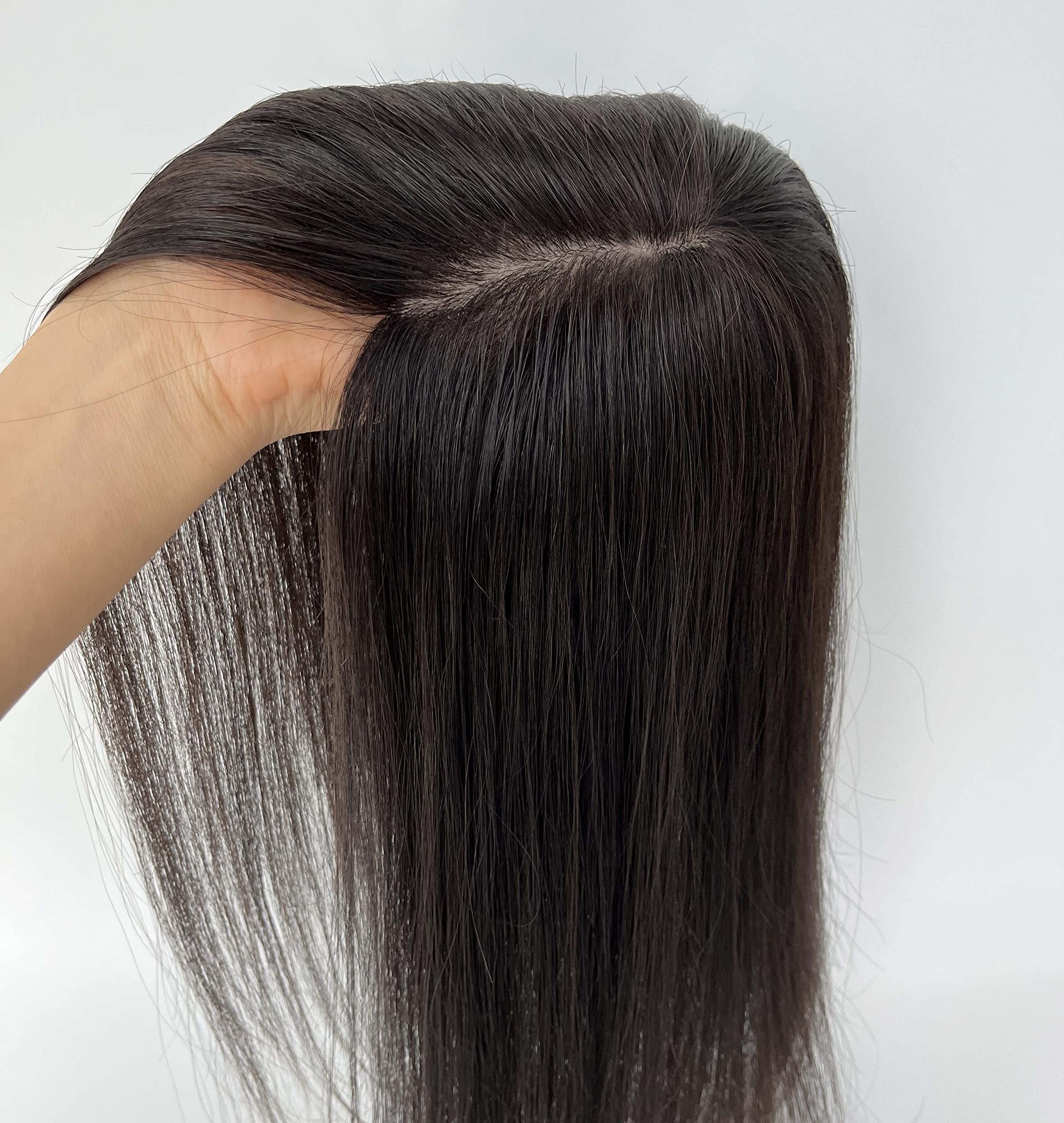 100% Real Human Hair Toppers for Women - 12