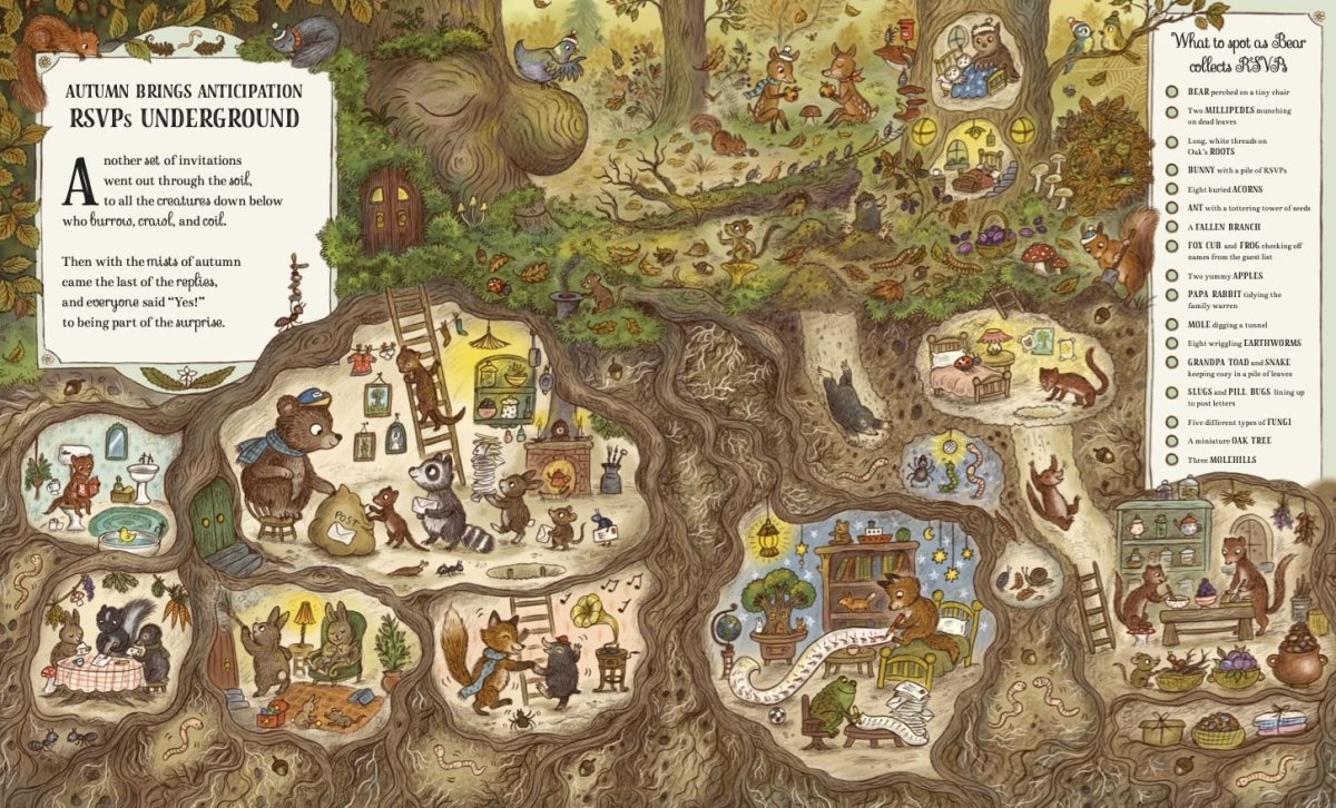 Rachel Piercey: Brown Bear Wood - Grand Old Oak and the Birthday Ball | Illustrated by Freya Hartas | Children's Bedtime Storybook & Gift for Nature Lovers